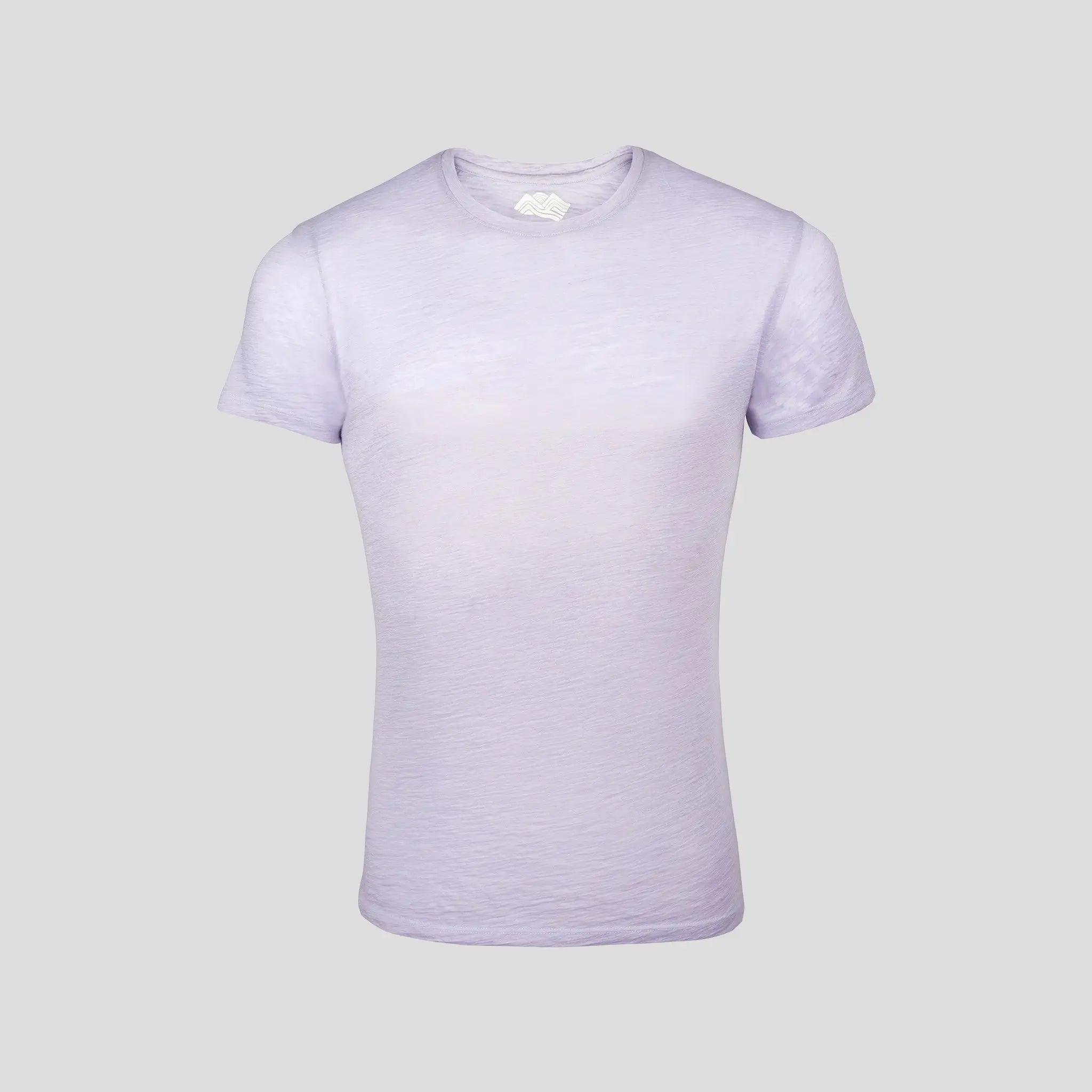 Ultralight Men's Alpaca Wool T-Shirt - 160 GSM Soft Crew Neck Tee for Outdoor Activities & Travel