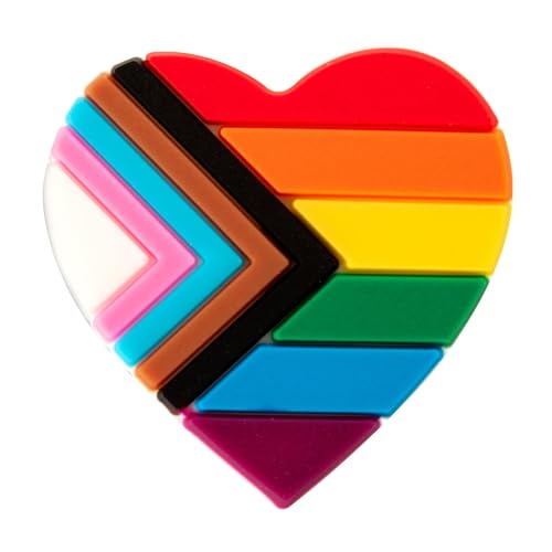 Progress Pride Daniel Quasar Heart Silicone Pins