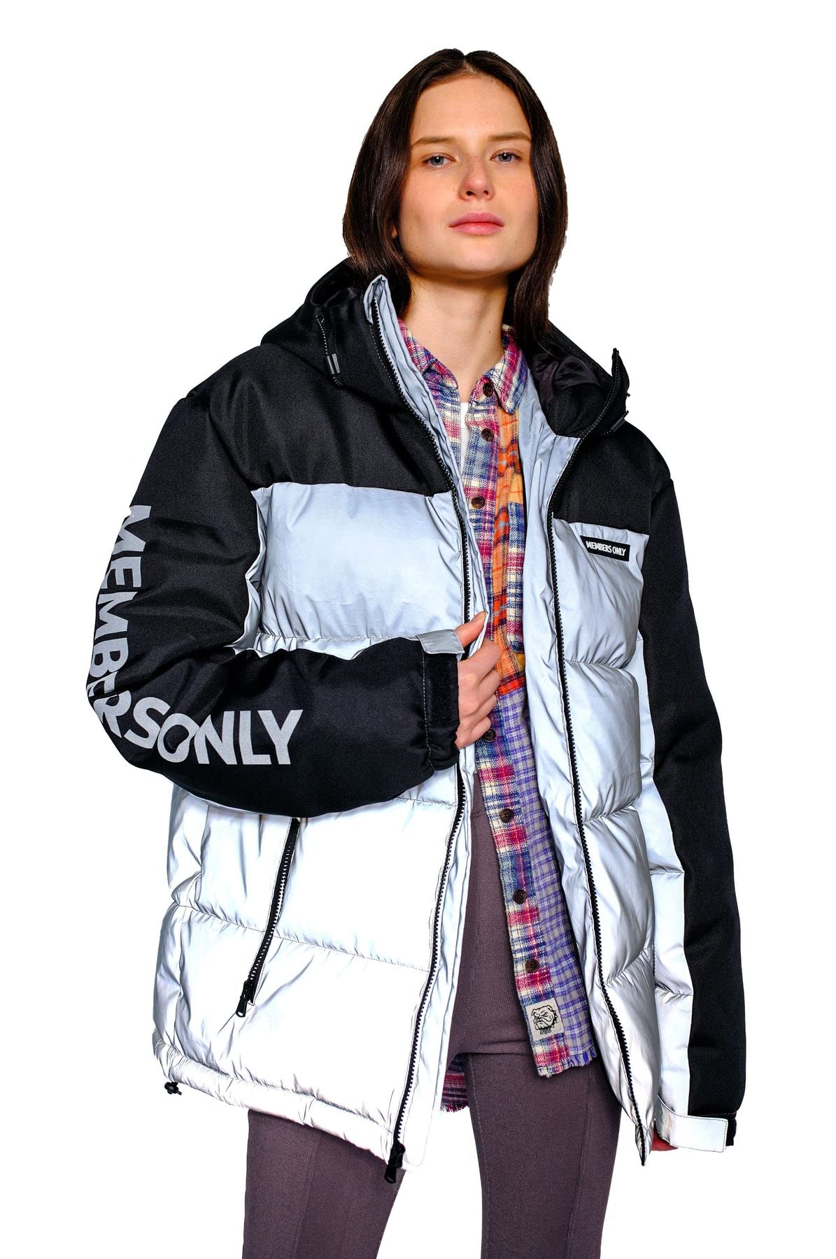 Members Only Men's & Women's Mo Puffer Jacket - Oversized Winter Coat for Cold Weather | Warm Quilted Outerwear for Streetwear, Urban Fashion & Outdoor Activities