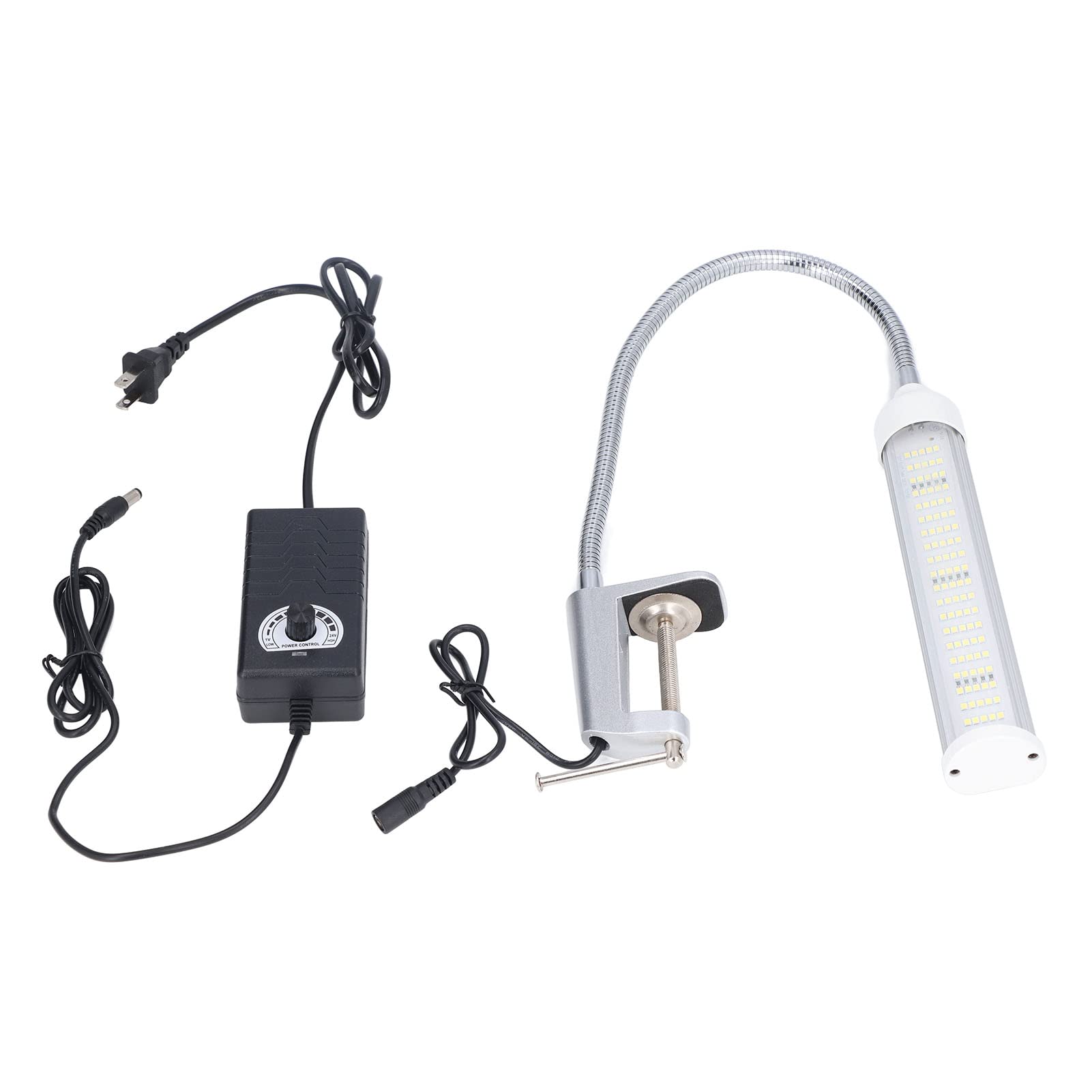 Adjustable Gooseneck LED Desk Lamp with Clamp - Dimmable Task Light for Reading, Studying, Office Work, Crafting & Workshop Projects - Perfect for Home Office, Study Room & Workbench Lighting