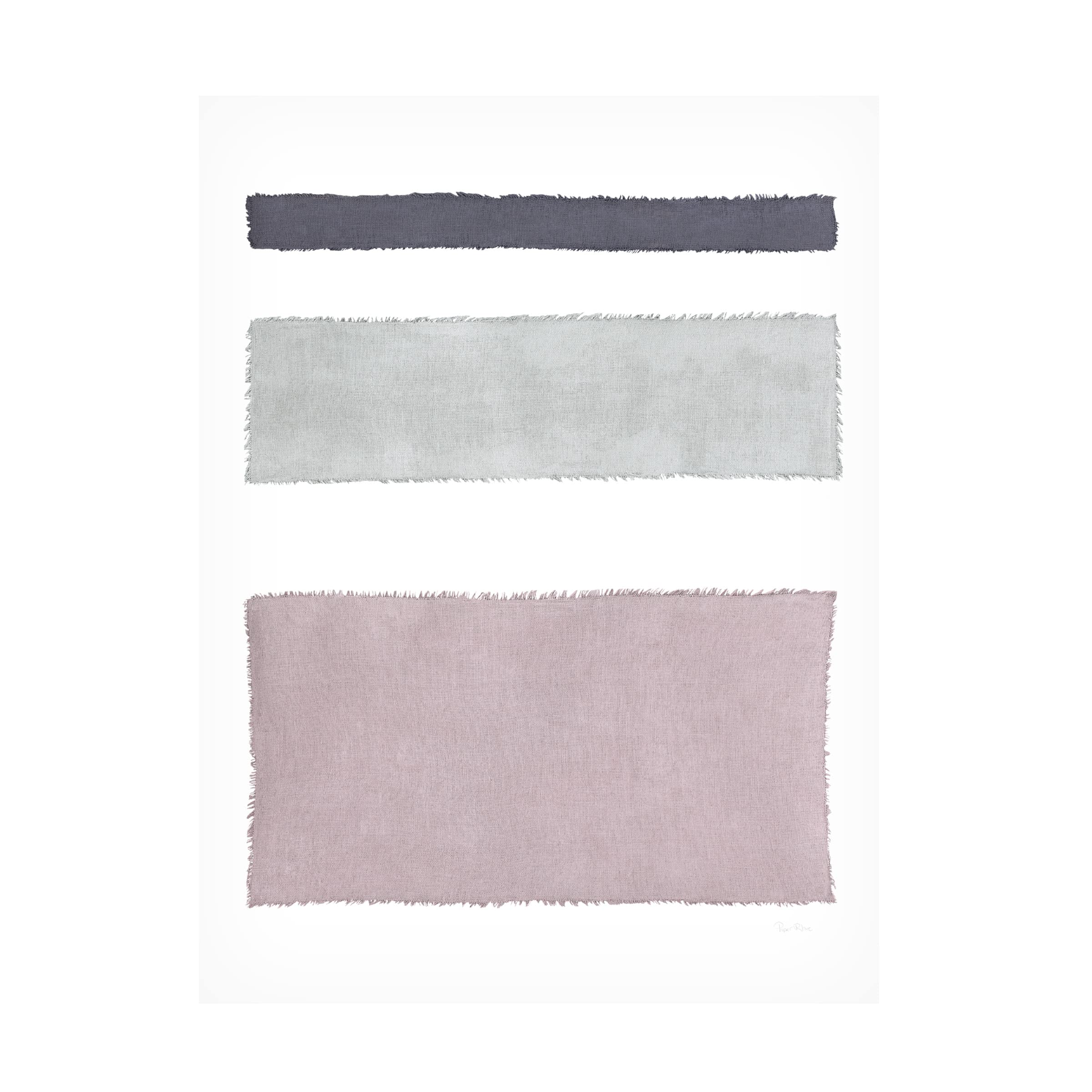Piper Rhue 'Painted Weaving IV on White' Canvas Wall Art Print - Modern Abstract Painting for Living Room, Bedroom & Office Decor