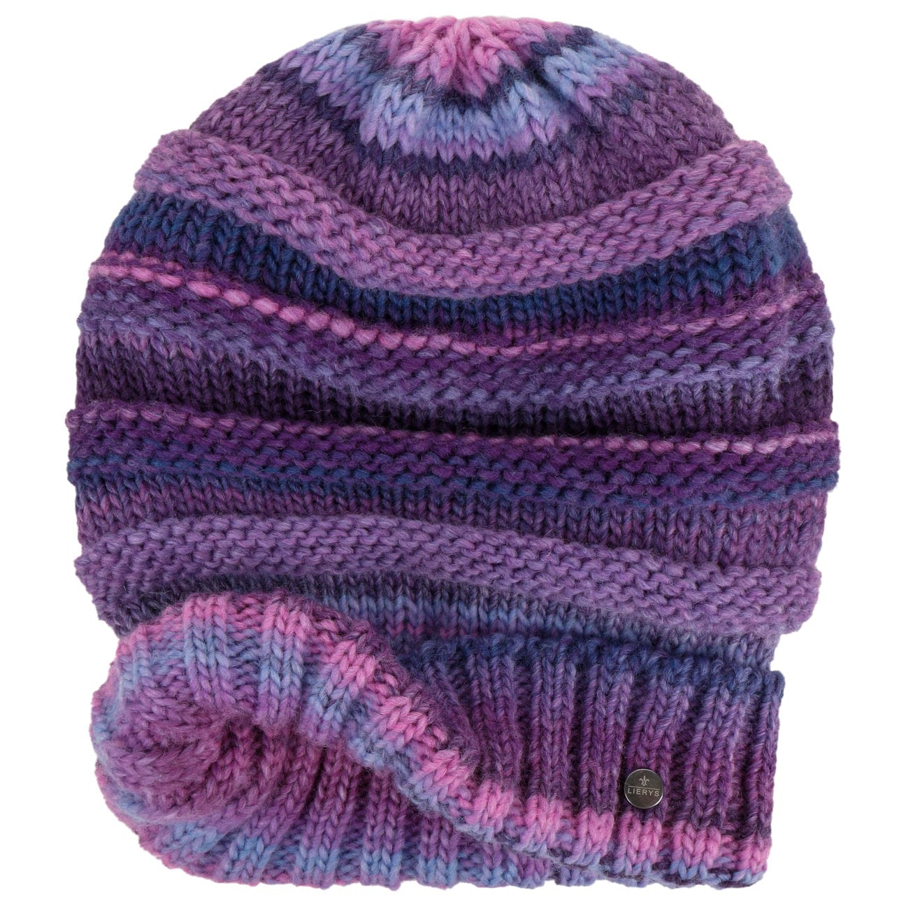 Lierys Bernardo Oversize Knit Hat - Soft Chunky Cable Knit Beanie for Women & Men | Winter Warm Slouchy Hat for Outdoor Activities, Skiing & Casual Wear