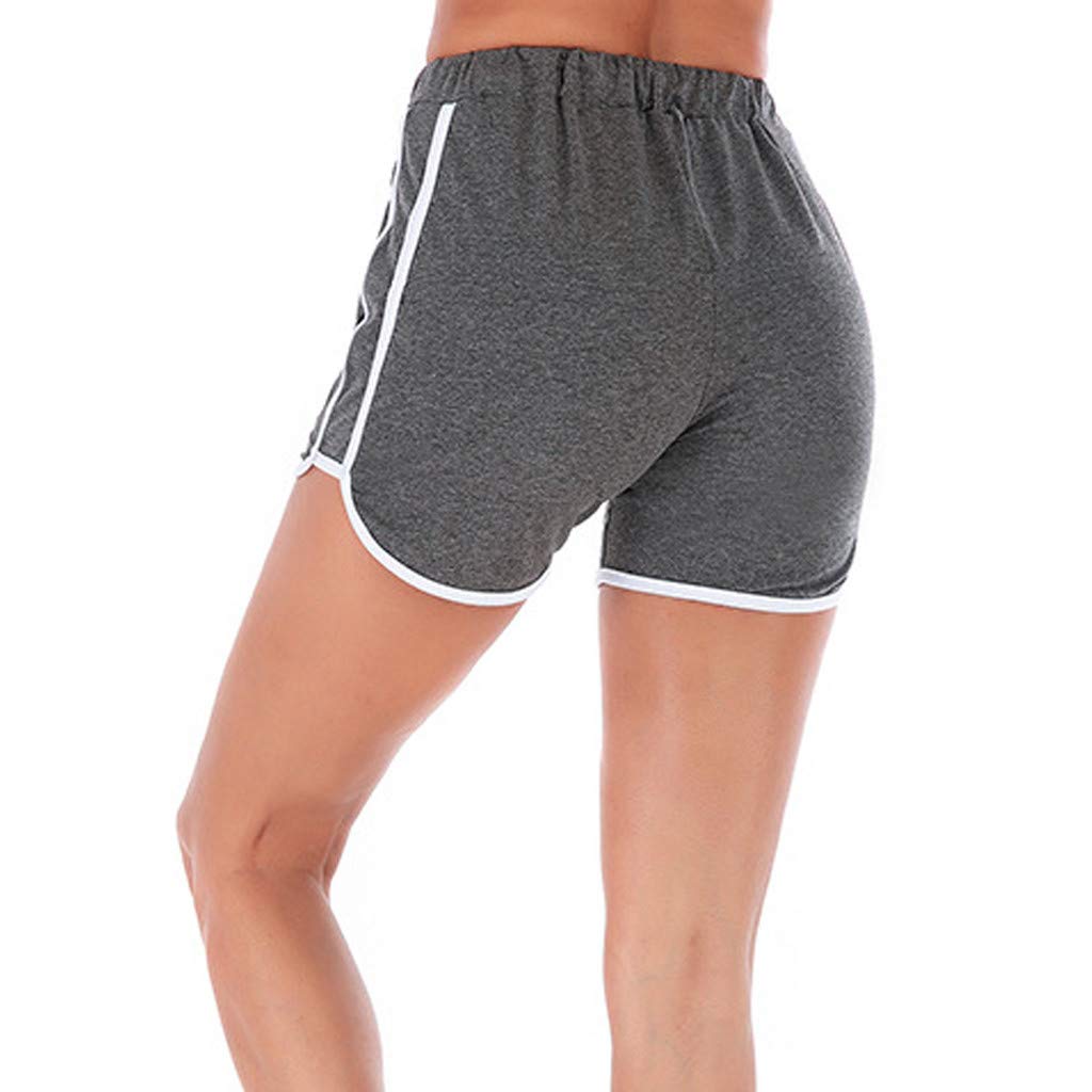 Women's Fitness Yoga Shorts - Pure Color High Waisted Running Shorts for Yoga, Workout & Gym | Perfect for Yoga, Pilates, Running & Active Lifestyle