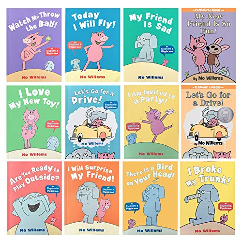 Elephant & Piggie Series Complete Collection - 25 Books Set for Kids | Early Readers, Classroom & Homeschool Learning, Gift for Children
