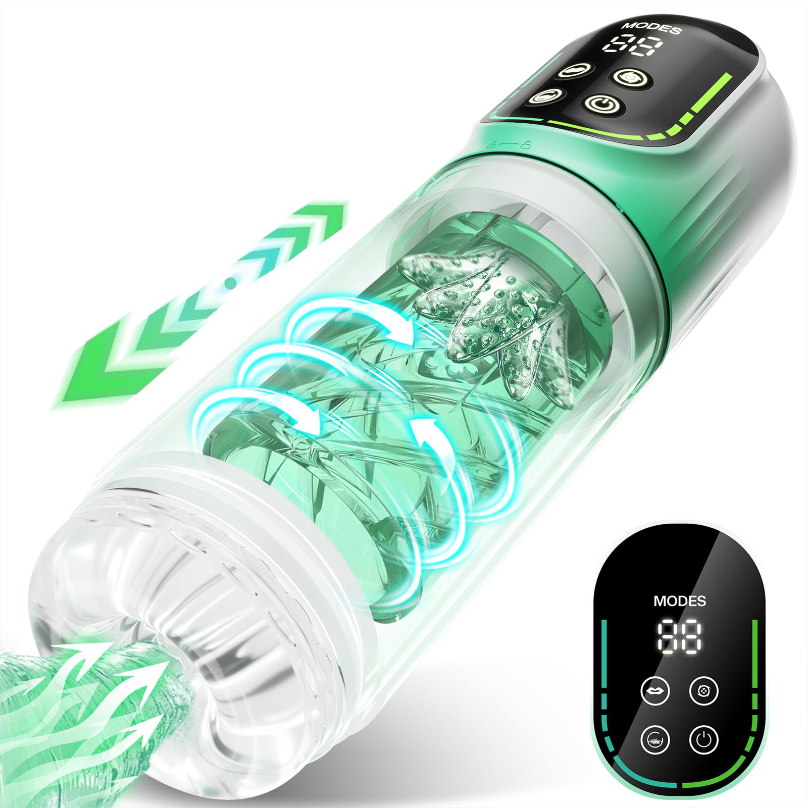 Premium Automatic Male Masturbator - 3 Pump & 7 Vibration Modes with Suction & Thrusting | Discreet Adult Sex Toy for Men | Perfect for Solo Play, Stress Relief & Enhanced Pleasure