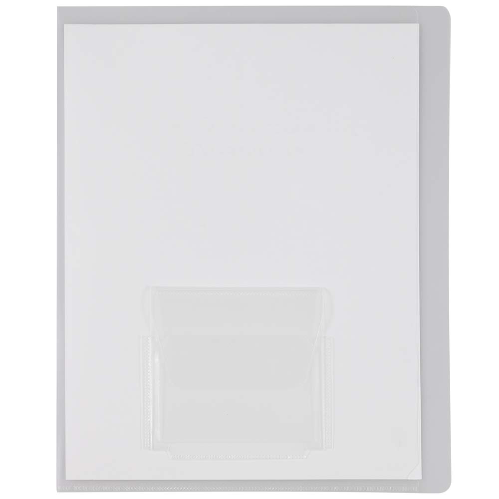 JAM PAPER Clear Plastic Sleeves 9x11.5 Letter Size - 10 Pack for Documents & Projects