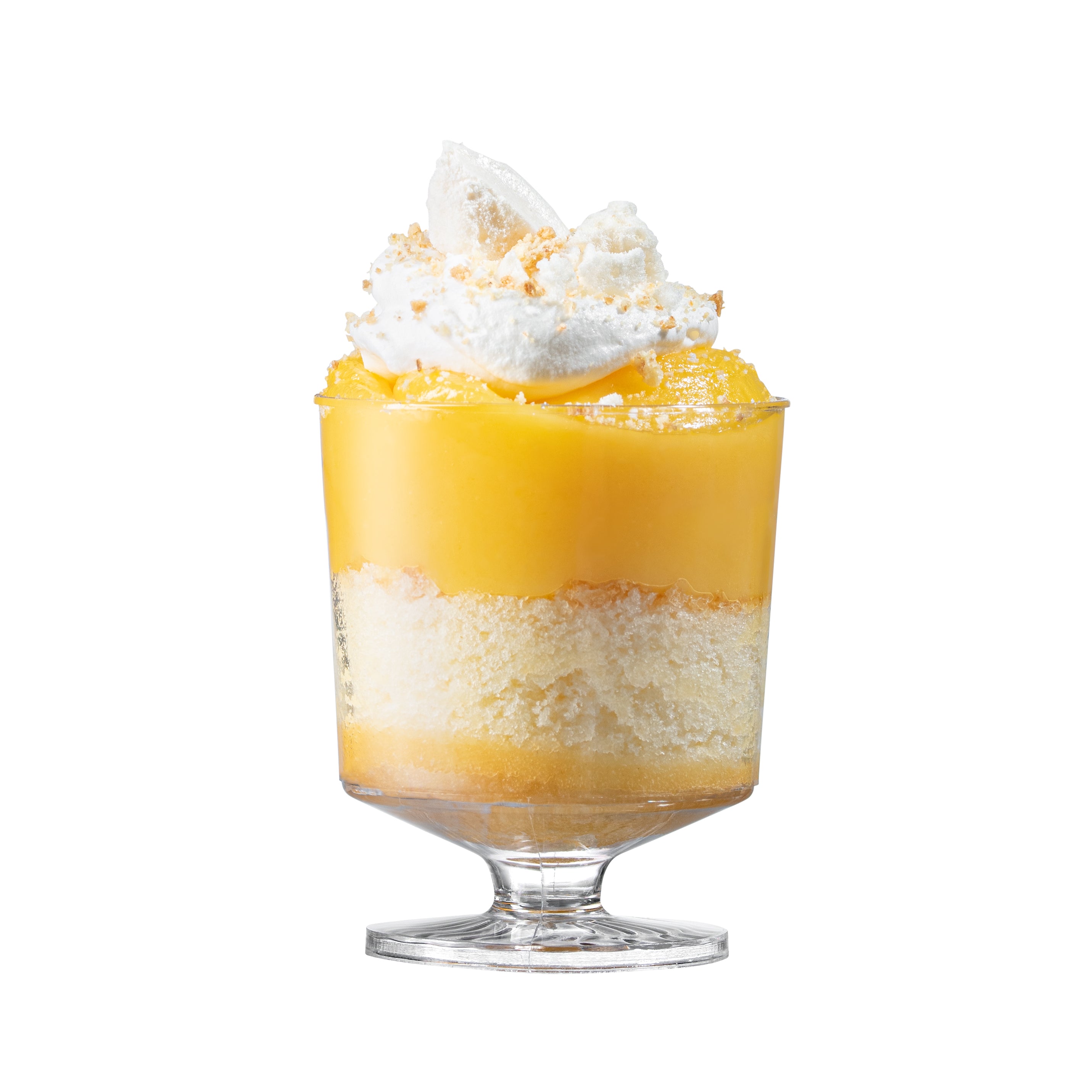 1.5 oz Clear Plastic Mini Mousse Cups - 24 Pack | Disposable Dessert Containers for Parties, Catering & Baking Supplies | Perfect for Mousse, Pudding, Jello & Small Treats