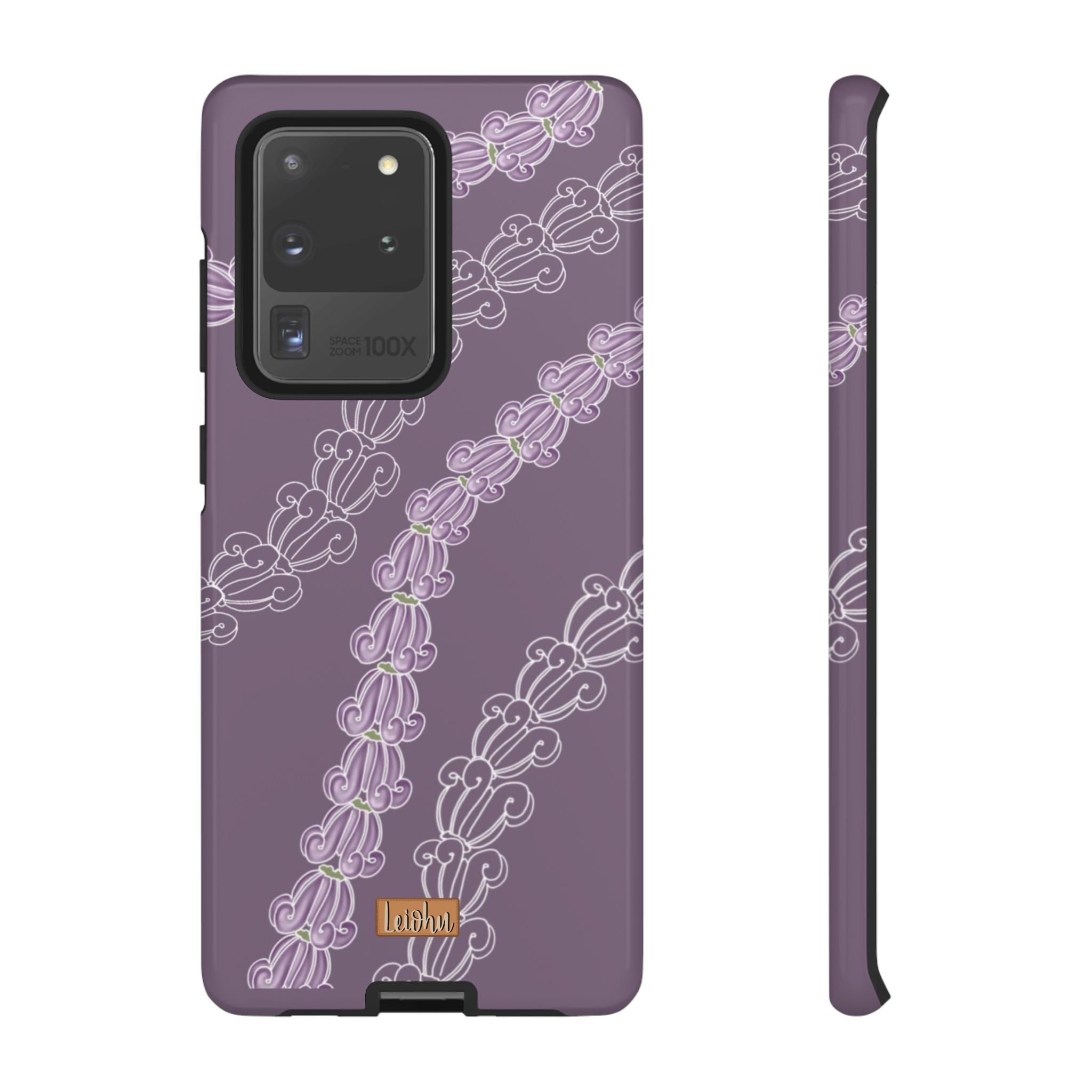Samsung Galaxy Phone Case with Crown Lei Design - Durable Protective Cover for Samsung Galaxy Series | Perfect for Hawaiian Parties, Luaus, and Tropical Themed Events