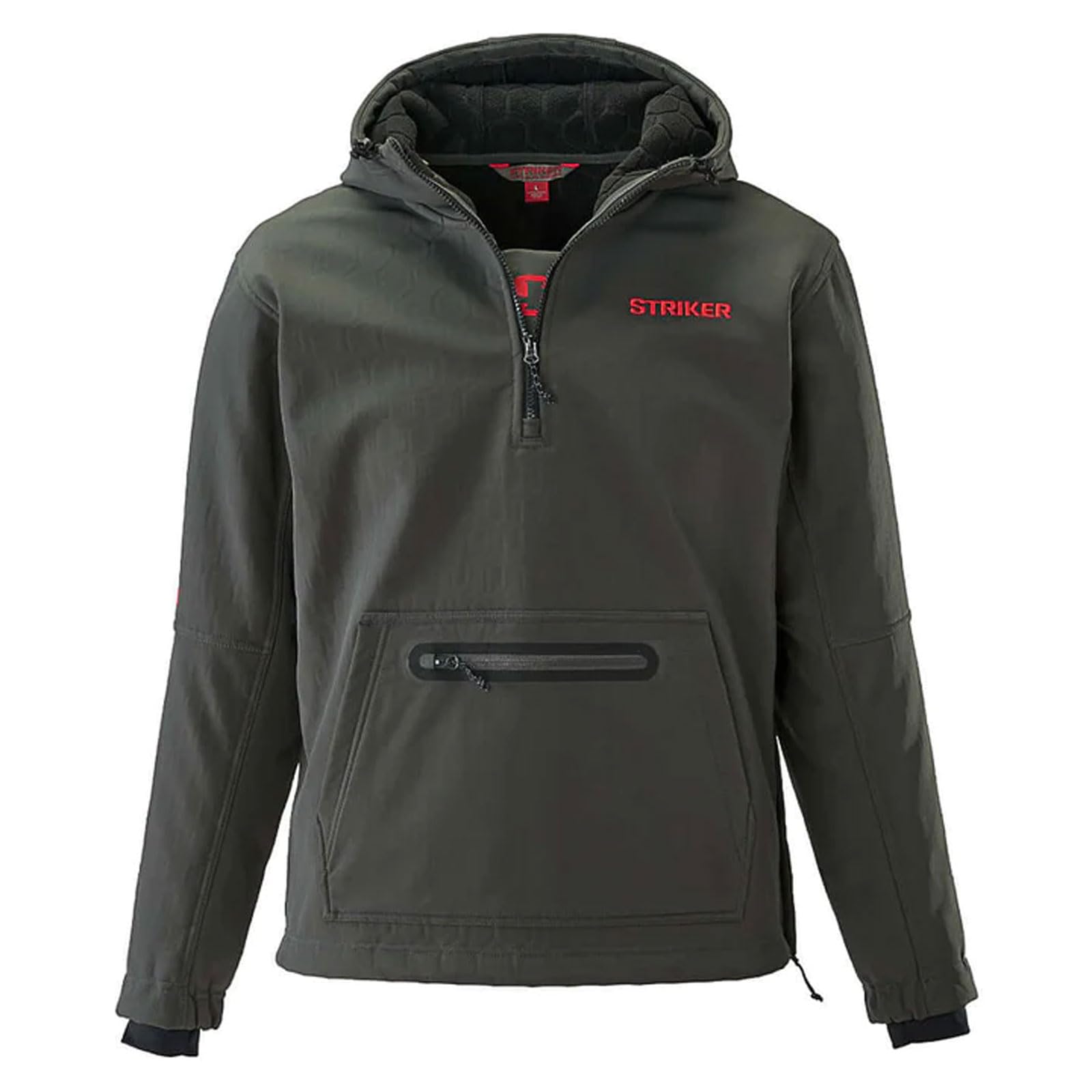 Striker Men's Renegade Windproof Water-Resistant Breathable Jacket with Adjustable Hood - Winter Ice Fishing, Hunting & Outdoor Activities Cold Weather Gear