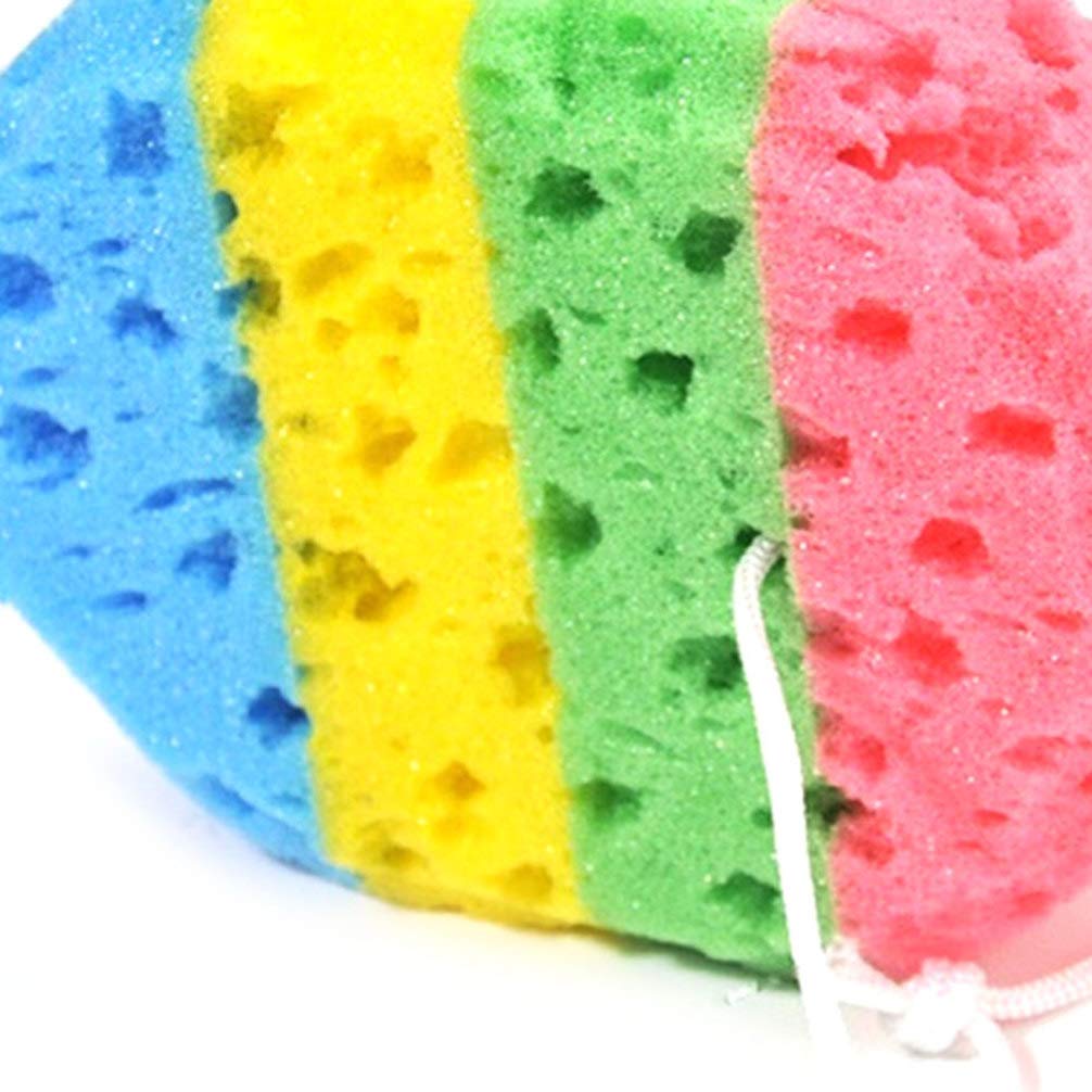 **Lurrose Soft Oval Seaweed Bath Sponges (2-Pack) - Exfoliating Body Scrubber for Shower, Sensitive Skin & Kombu Spa Experience**    *(Perfect for Gentle Exfoliation, Deep Cleansing & Relaxing Bath Time)*