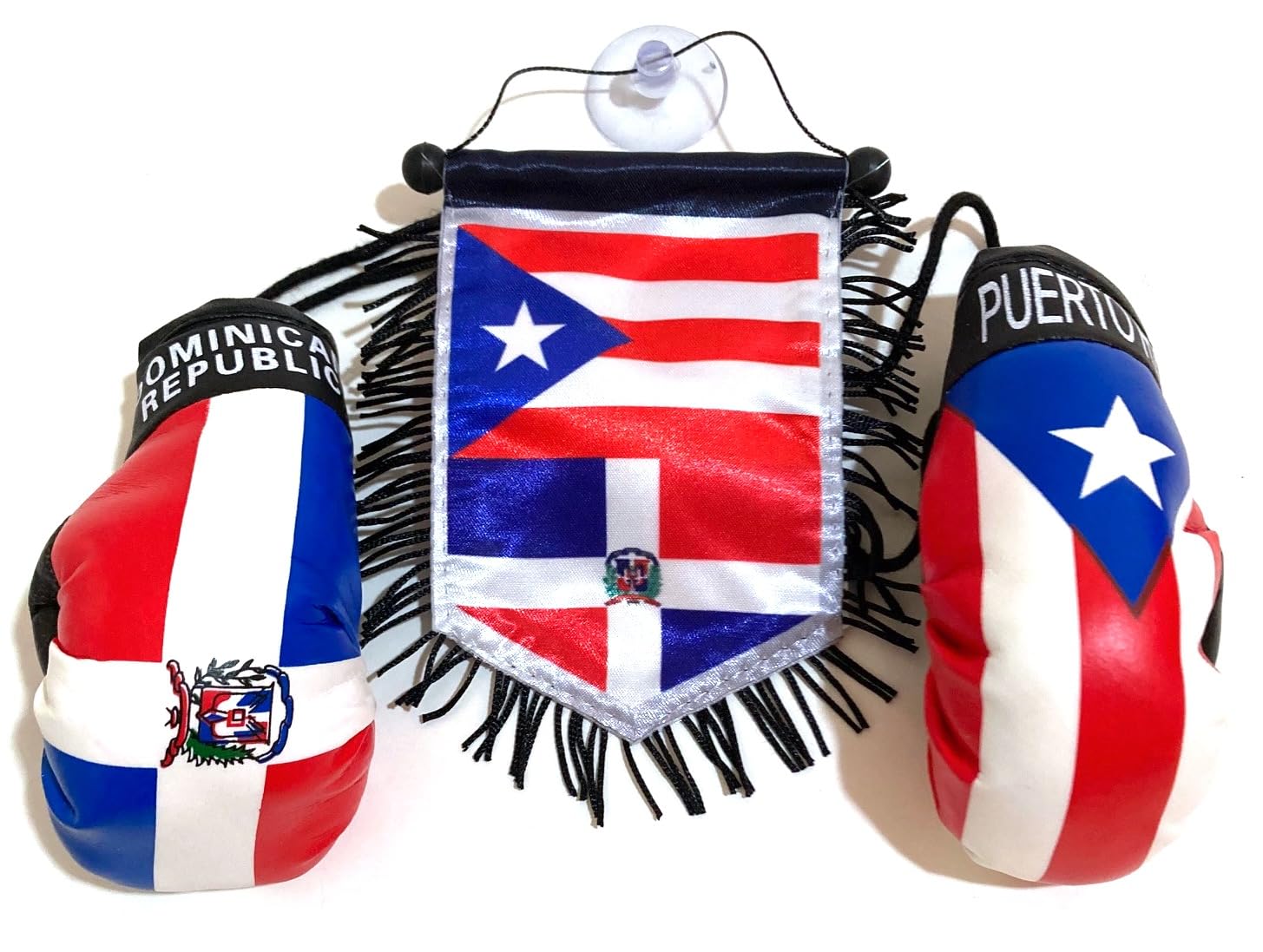 Dominican Puerto Rican Flag - Premium Quality Car, Home, Wall, Door & Window Decoration - Perfect for Parties, Events & Patriotic Displays