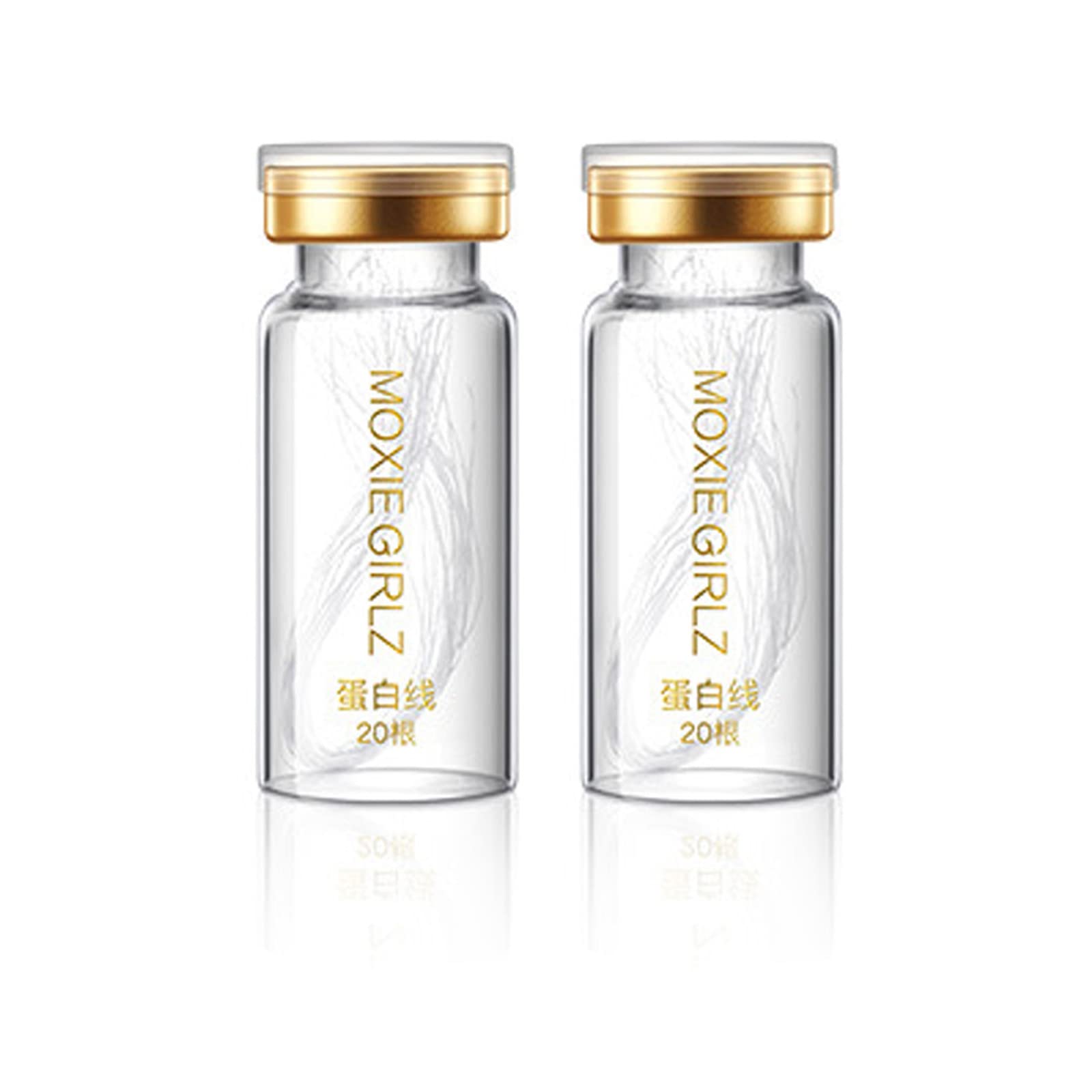Instalift Soluble Protein Thread Lifting Set with Nano Gold Essence - Instant Face Lift for Wrinkles & Sagging Skin (2 Bottles) - Perfect for At-Home Anti-Aging & Skin Tightening Treatments