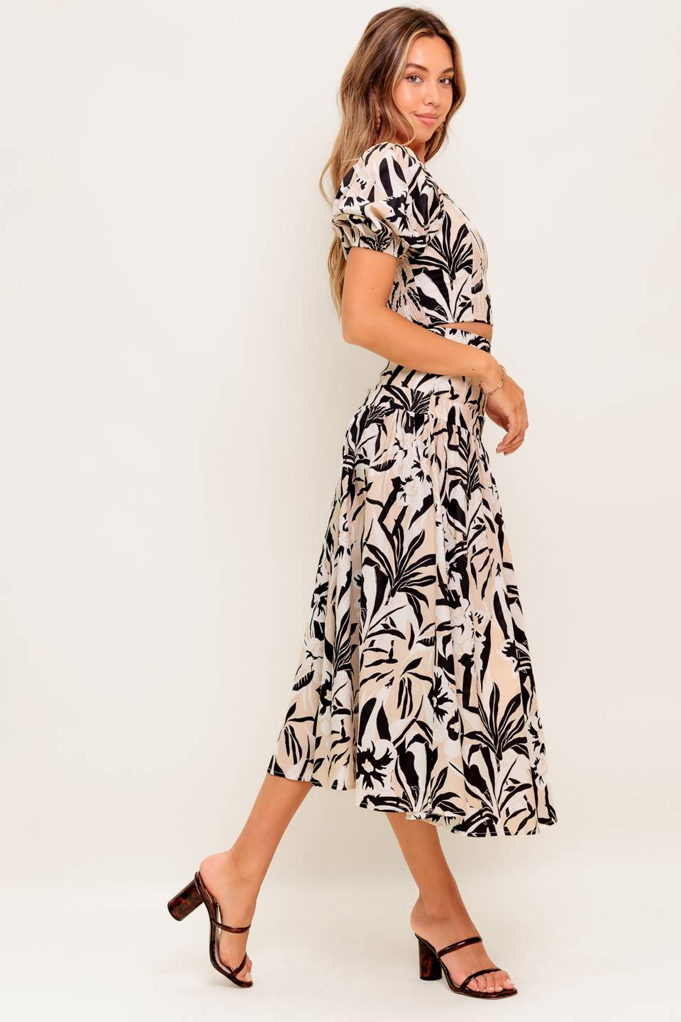 Mila Island Inspired Women's Top & Skirt Set - Boho Chic Outfit for Beach Vacation, Summer Party, and Casual Wear