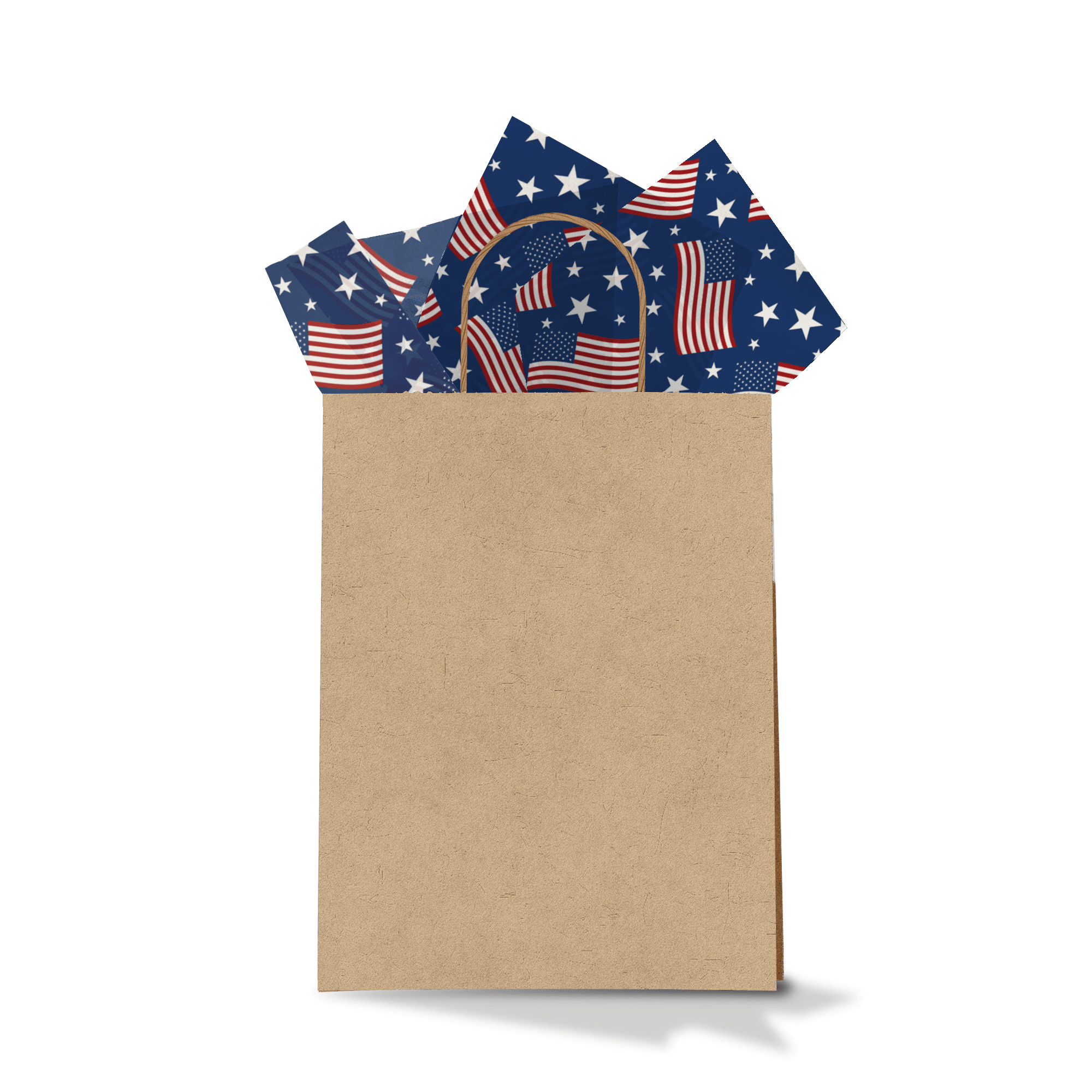 Premium American Flag Printed Tissue Paper - Patriotic Gift Wrapping for Bags, Boxes & Party Decorations (4th of July, Memorial Day, Veterans Day)