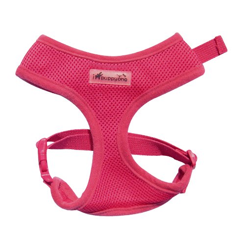 Adjustable Dog Soft Harness Air Flex - XLarge Pink Pet Vest for Small to Large Breeds - Perfect for Walking, Hiking & Outdoor Adventures