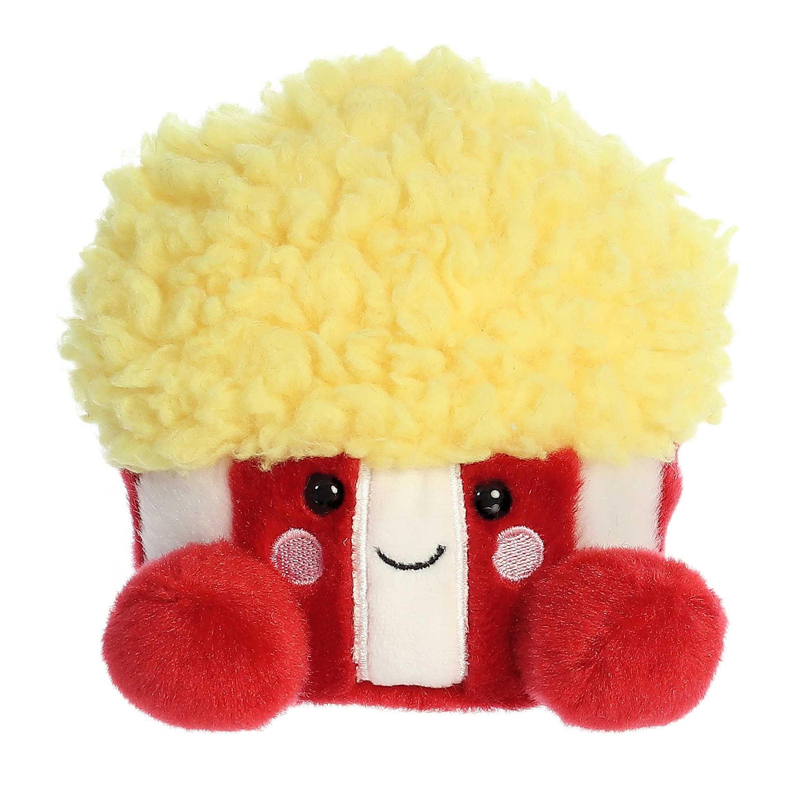 Aurora Palm Pals Butters Popcorn 5 Inch Plush Stuffed Animal Toy - Cute Collectible Soft Plushie for Kids, Gift for Popcorn Lovers, Perfect for Birthday Party Favors and Home Decor