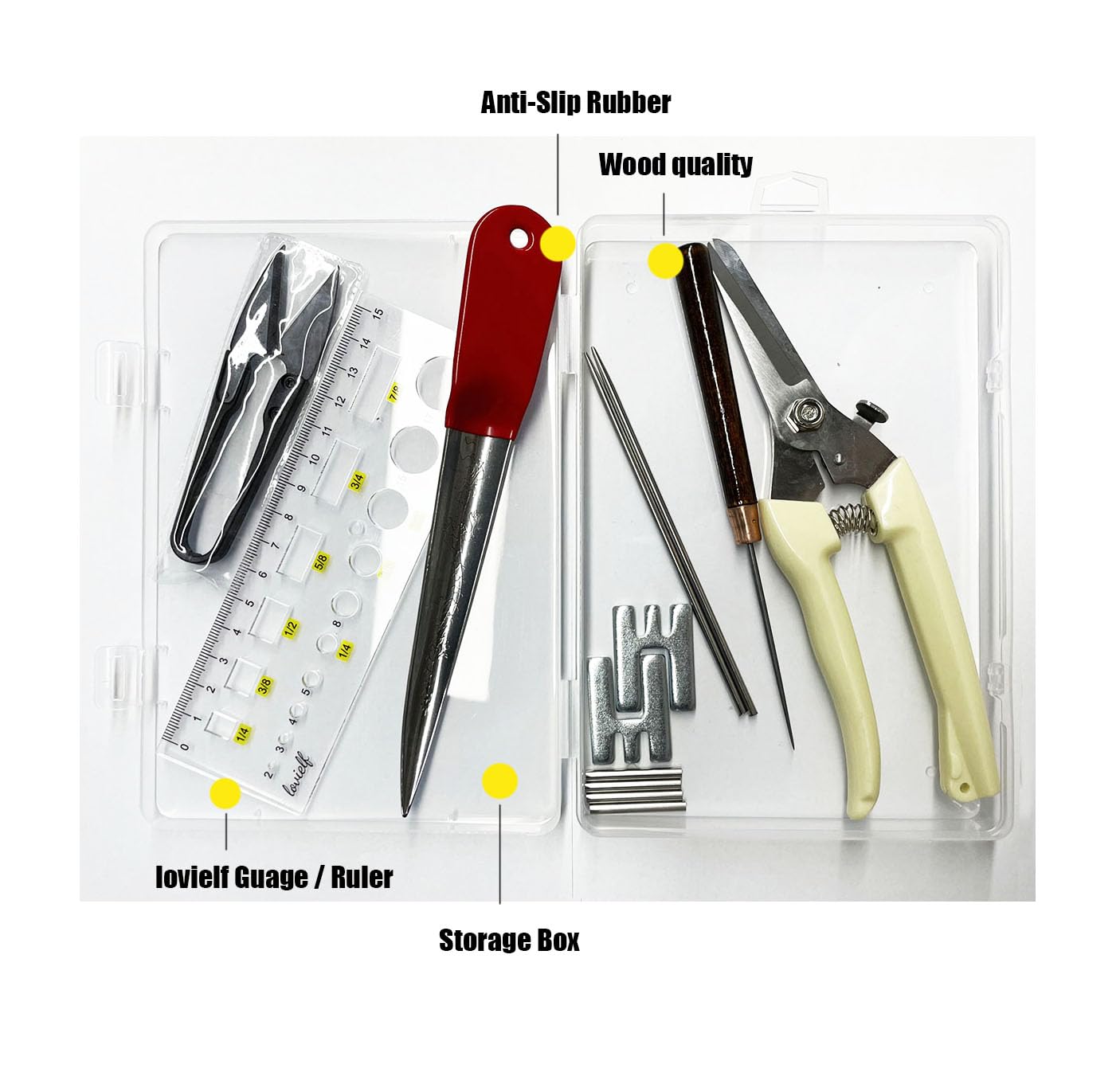 Pine Needle Coiling Tool Set for Basket Weaving - Beginner Basketry Kit with Gauge | DIY Craft Supplies for Handmade Baskets, Home Decor & Gift Making