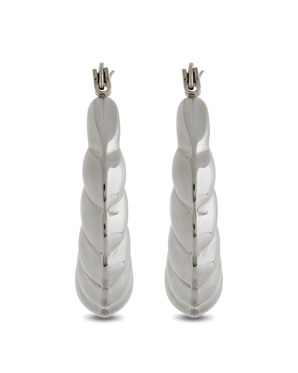 Piper Twisted Polished Hoop Earrings for Women - Elegant Gold/Silver Fashion Jewelry - Perfect for Parties, Weddings & Everyday Wear