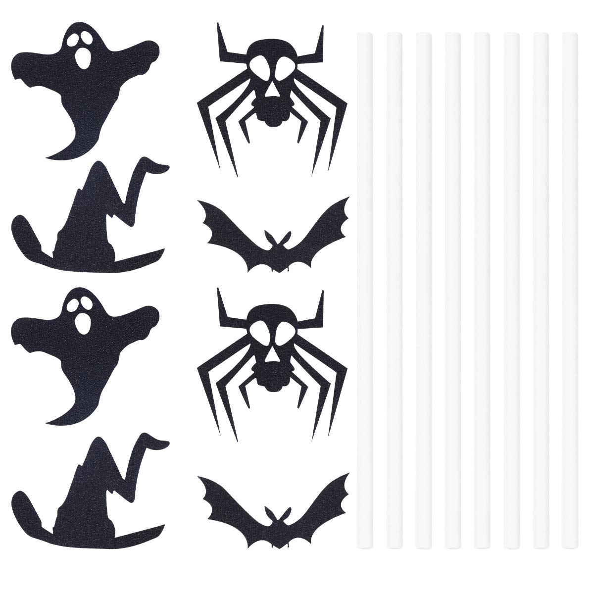 Balacoo 20pcs Halloween Cake Decorations Set - Spooky Cake Toppers, Cupcake Picks & Inserts for Halloween Party Desserts | Perfect for Halloween Cakes, Cupcakes, Cookies & Party Treats
