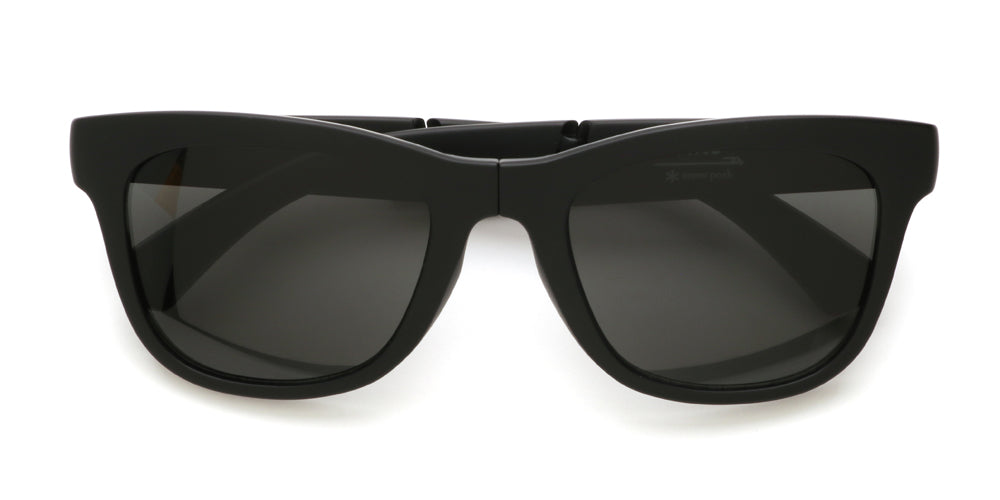 JINS x Snow Peak Folding Sunglasses 013 - Lightweight Polarized Sunglasses for Outdoor Activities, Hiking, and Travel