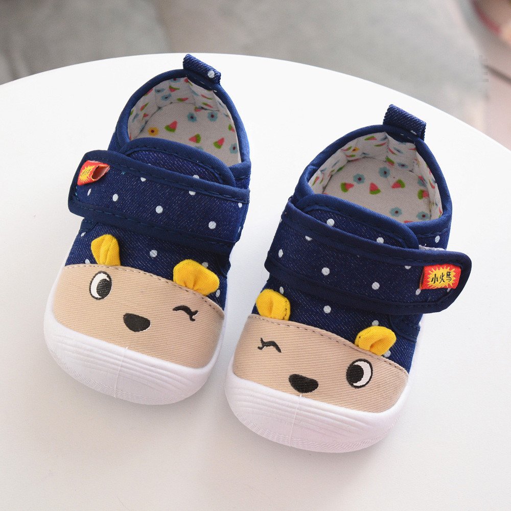 **Adorable Squeaky Baby Shoes for Girls & Boys - Soft Non-Slip Cartoon Sole Infant Walking Shoes | Perfect for First Steps, Playtime & Outdoor Adventures**