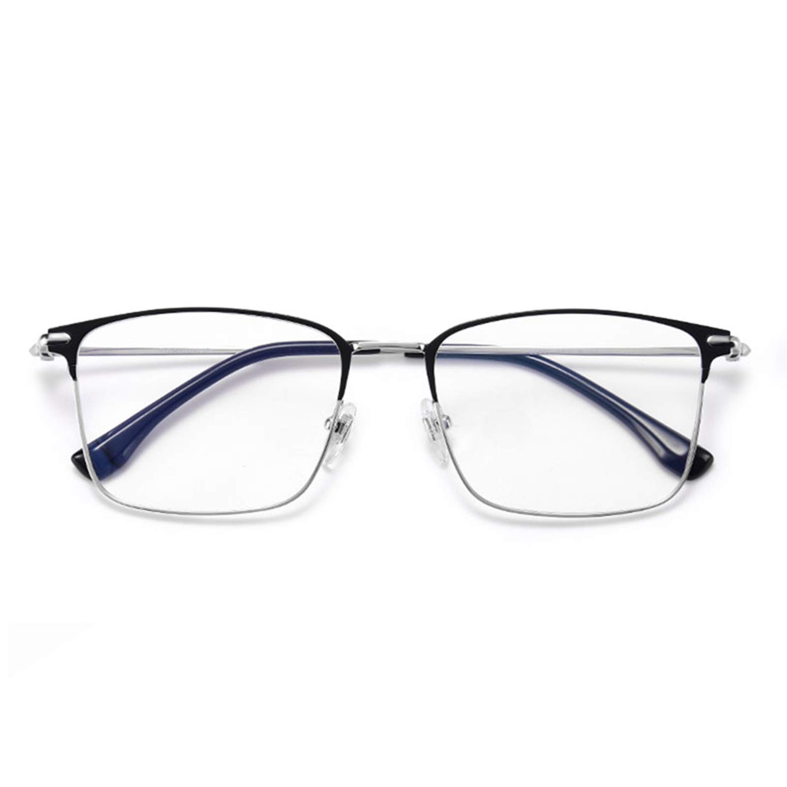 Blue Light Blocking Reading Glasses for Men - Anti Glare Computer Glasses with UV Protection & HD Anti-Radiation - Pure Titanium Frame (+1.5 Strength) - Perfect for Office Work, Gaming & Night Reading