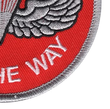 Army Airborne All The Way Patch - Military Morale Badge for Uniforms, Hats & Backpacks - Perfect for Veterans, Airborne Soldiers & Military Enthusiasts