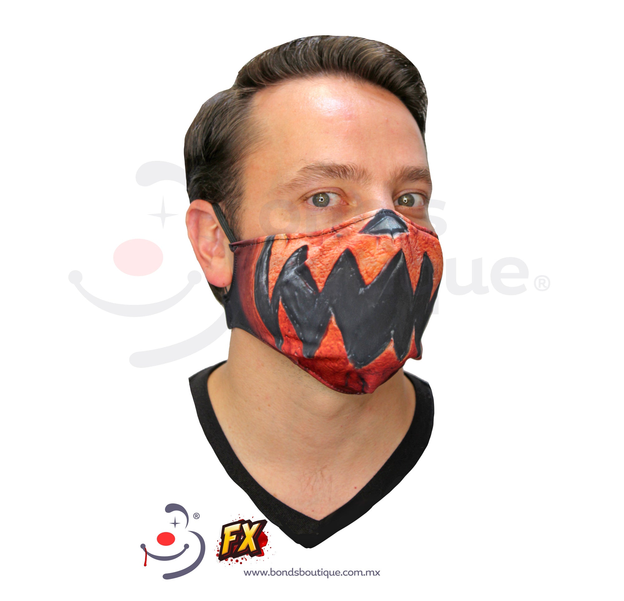 Halloween Face Masks - Spooky & Fun Printed Masks for Adults & Kids - Perfect for Halloween Parties, Trick or Treating, and Costume Accessories