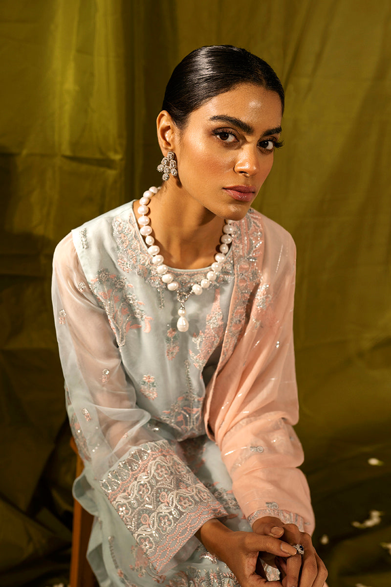 MINT FOREST 2PC Women's Ethnic Outfit Set (Kurta & Dupatta) - Perfect for Festivals, Weddings & Special Occasions