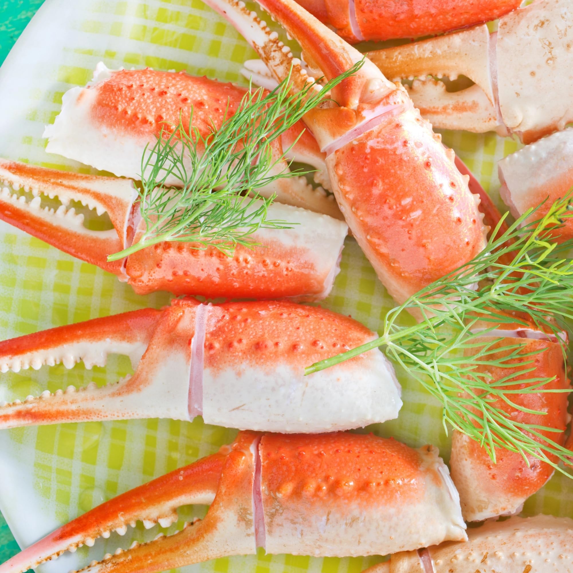 Premium Frozen Snow Crab Cocktail Claws (21-25 Claws per Pound) - 6lbs Bulk Pack | Gourmet Seafood Appetizer for Parties, Holidays & Fine Dining