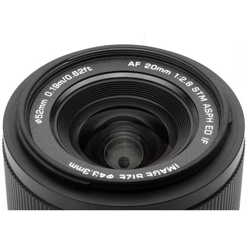 Viltrox AF 20mm f/2.8 Full Frame Lens for Sony E Mount - Wide Angle Prime Lens for Landscape, Architecture & Low Light Photography