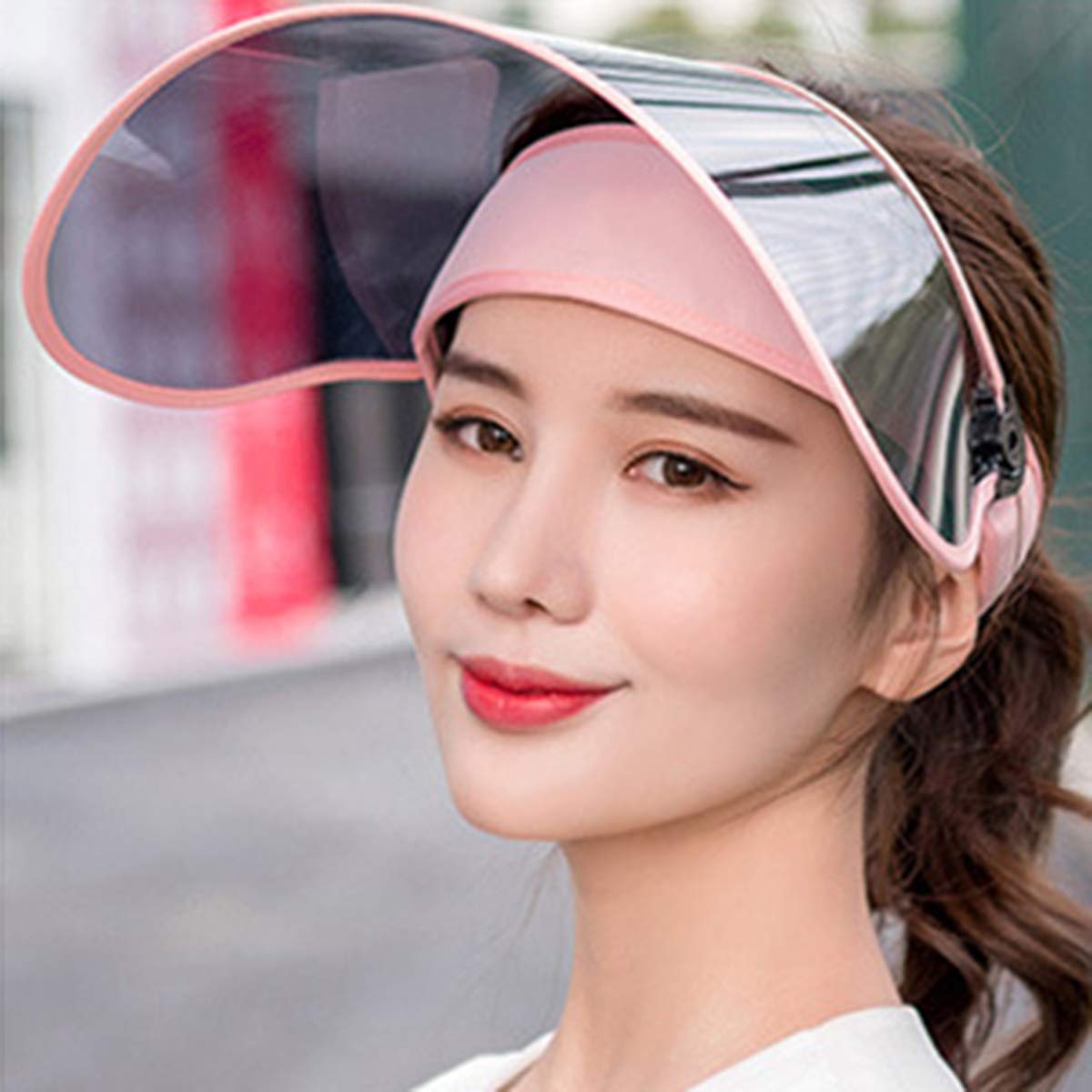 Wallfire Sun Visor Hat - UV Protection Wide Brim Cap with Adjustable Headband for Men & Women - Perfect for Travel, Camping, Golf, Beach & Outdoor Activities
