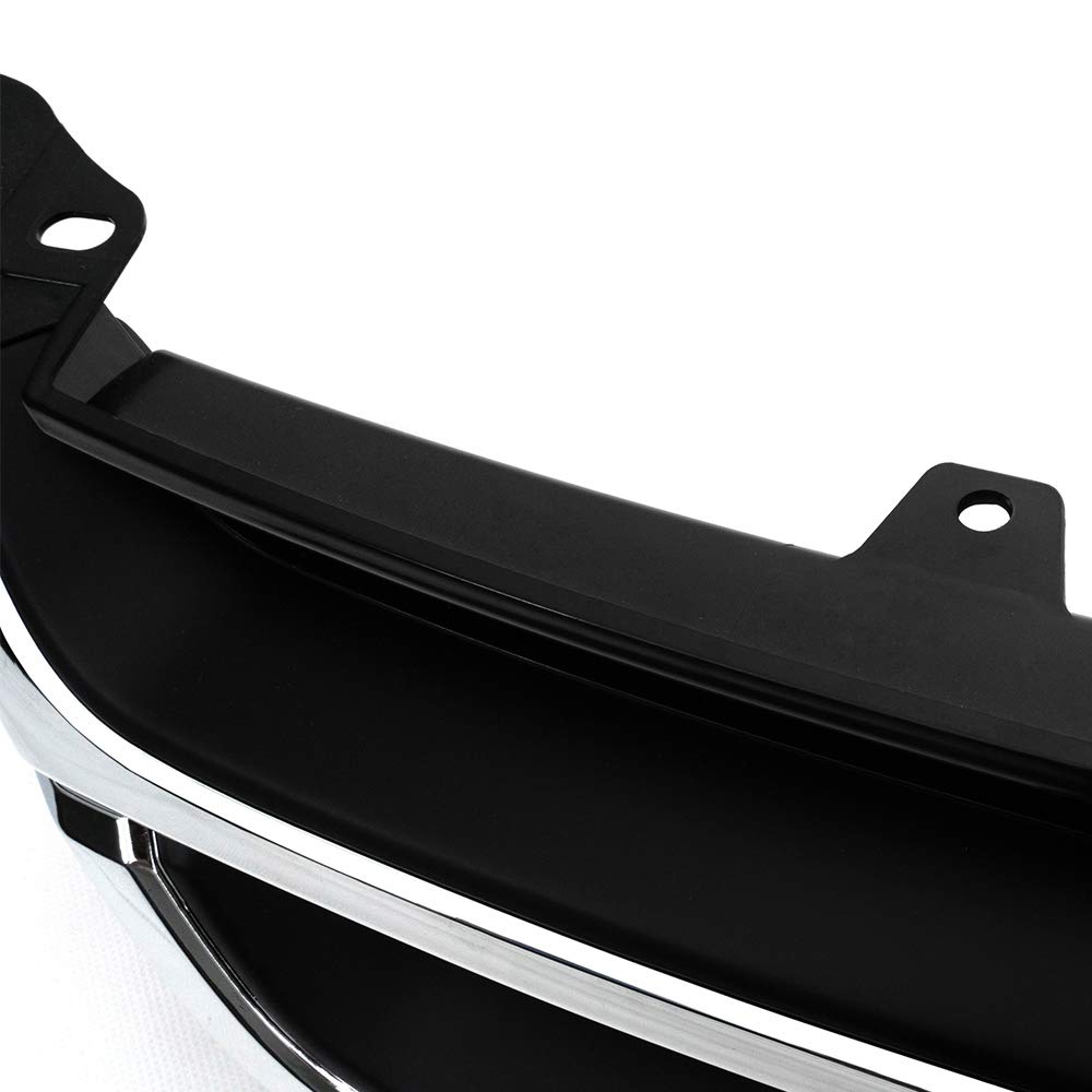 Honda CR-V 2010-2011 Front Upper Hood Bumper Grille Replacement - ABS Plastic Compatible with 2010 2011 CRV Models | Durable Auto Body Part for Off-Road & Daily Driving