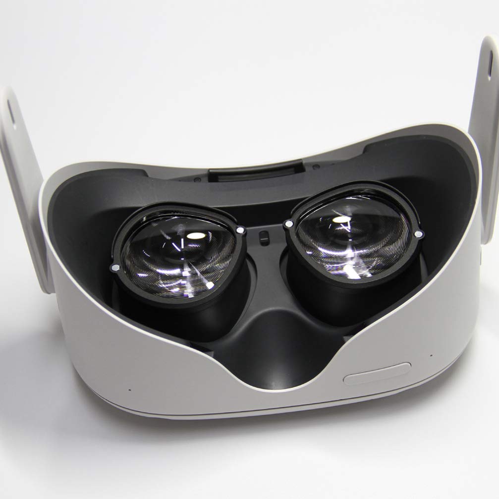 Hemobllo 2-Pack Magnetic Lens Protector Frames - Anti-Scratch VR Headset Lens Covers Compatible with Oculus Rift - Perfect for Gaming, VR Training & Virtual Reality Experiences