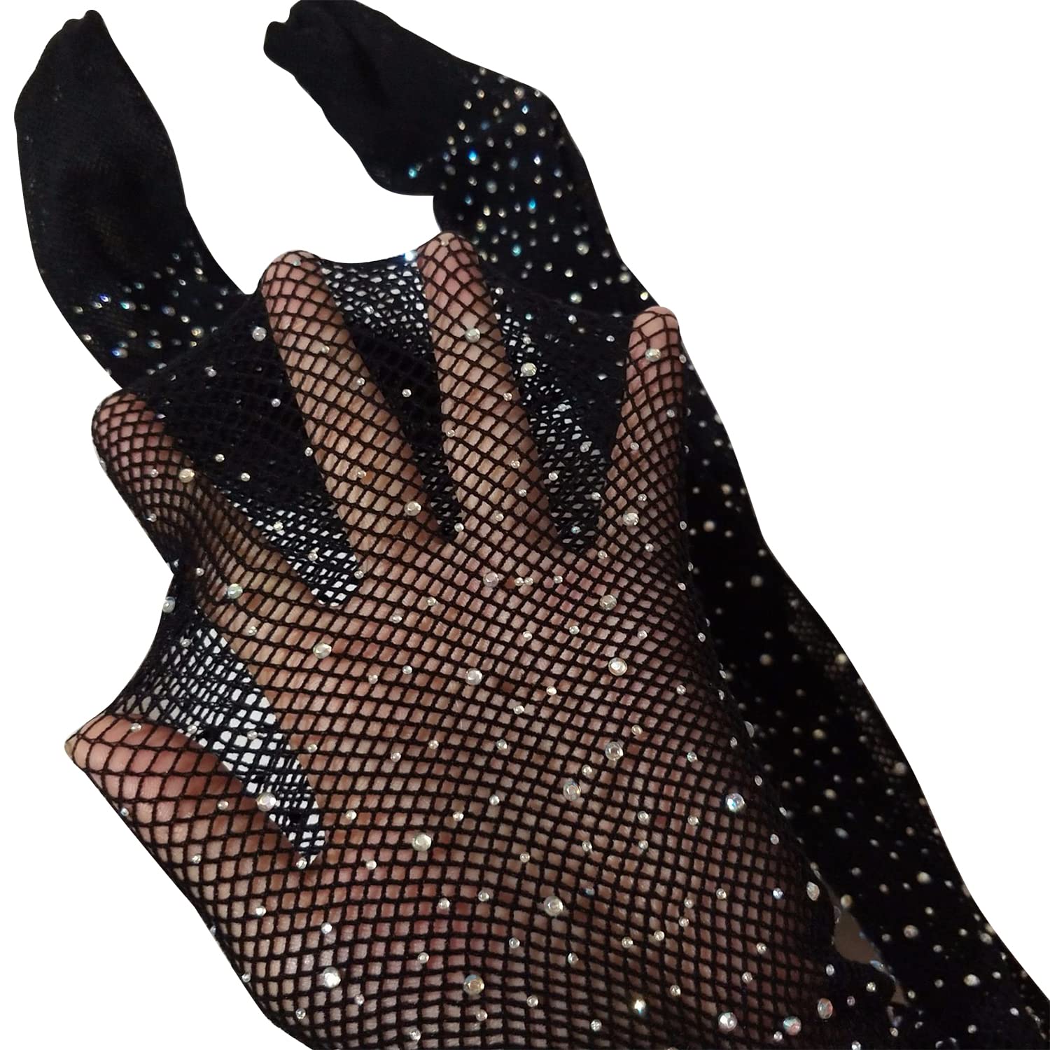 Sparkle Rhinestone Fishnet Stockings for Toddler Girls - Hollow Out Mesh Leggings Fashion Holiday Outfits - Perfect for Christmas, Birthday Parties & Dress-Up Play