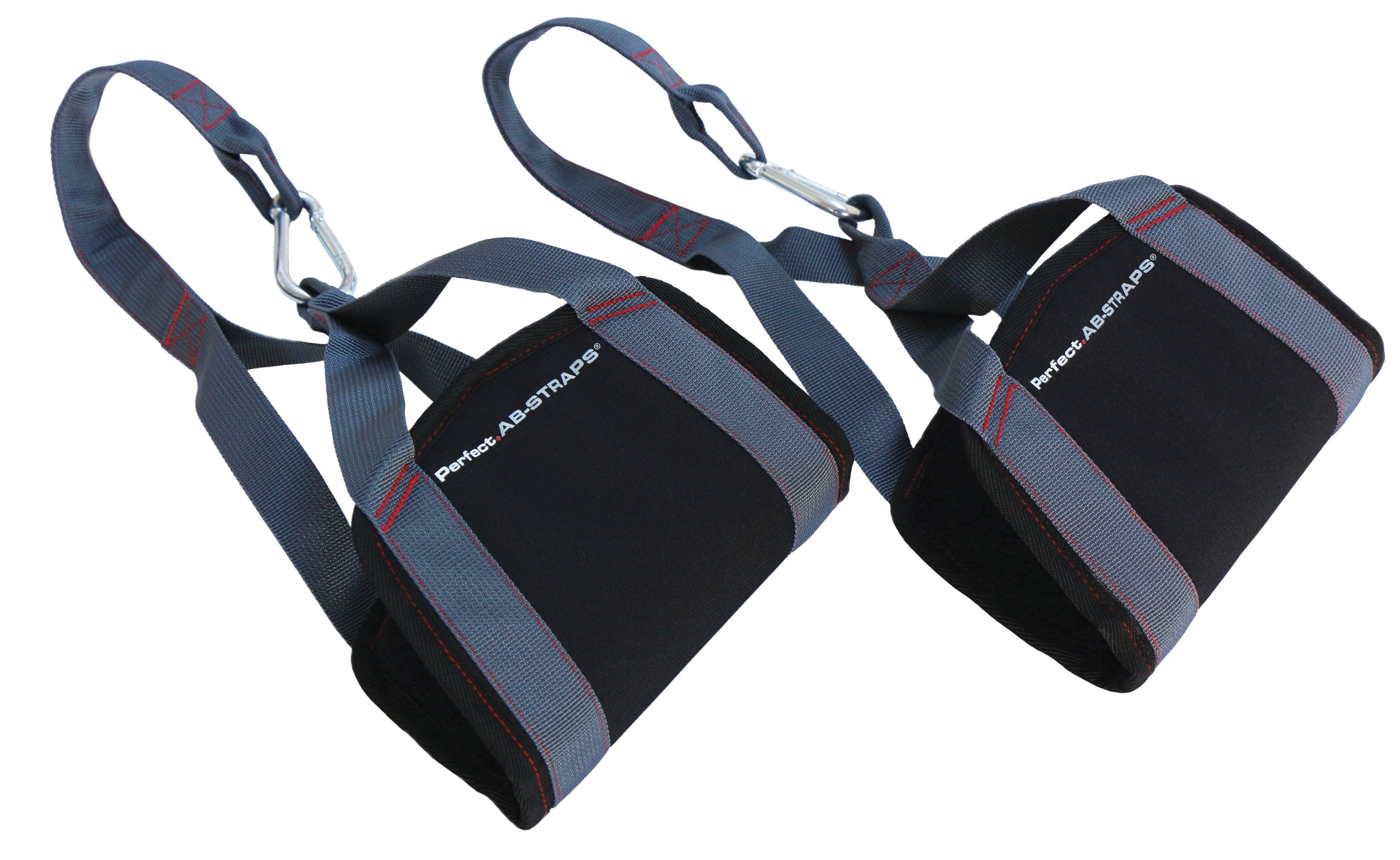 Perfect Fitness Ab Straps - Adjustable Abdominal Workout Bands for Core Strength Training - Ideal for Home Gym, Pilates & Yoga Exercises