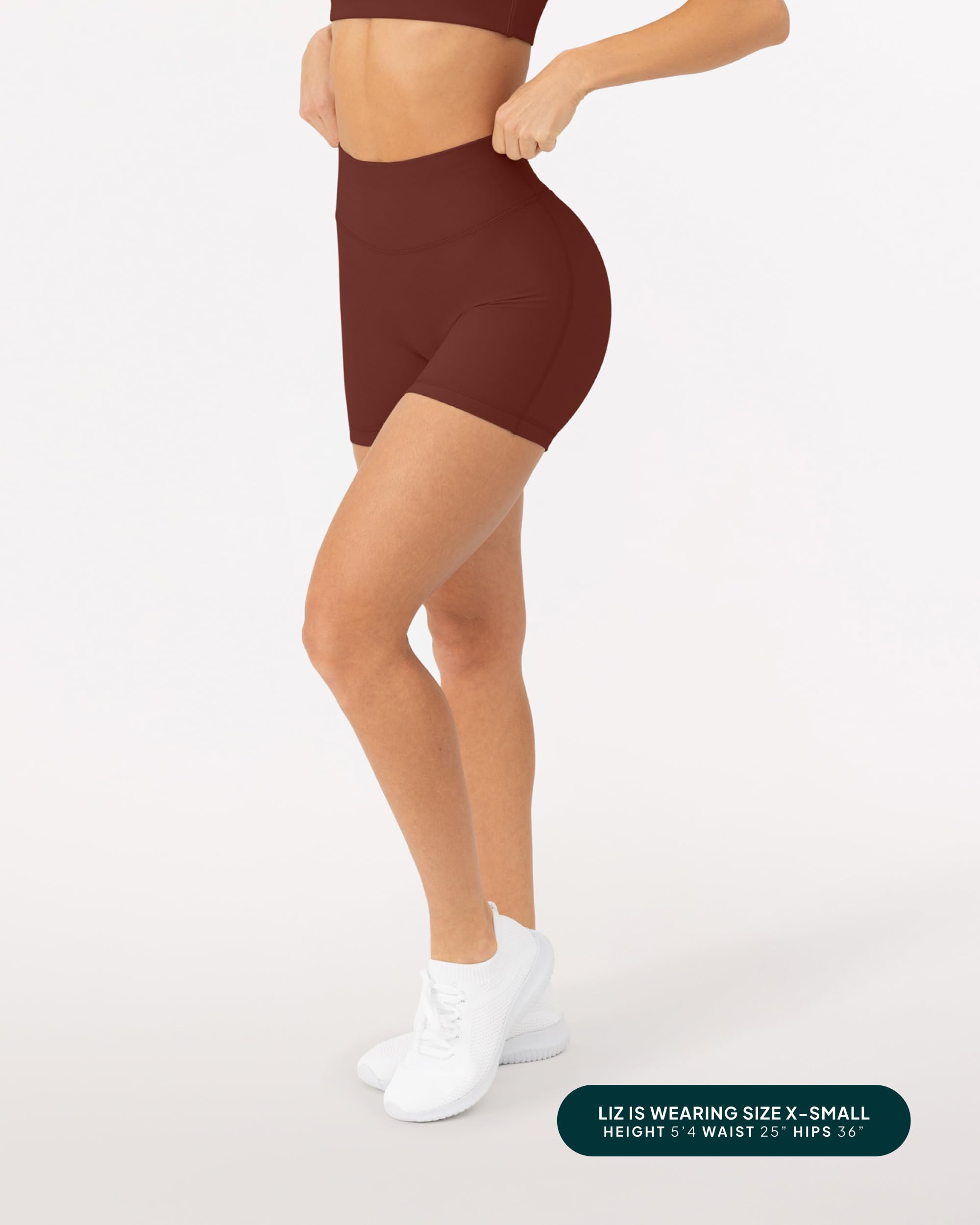 Buttery Soft High Waisted Yoga Shorts for Women - 4