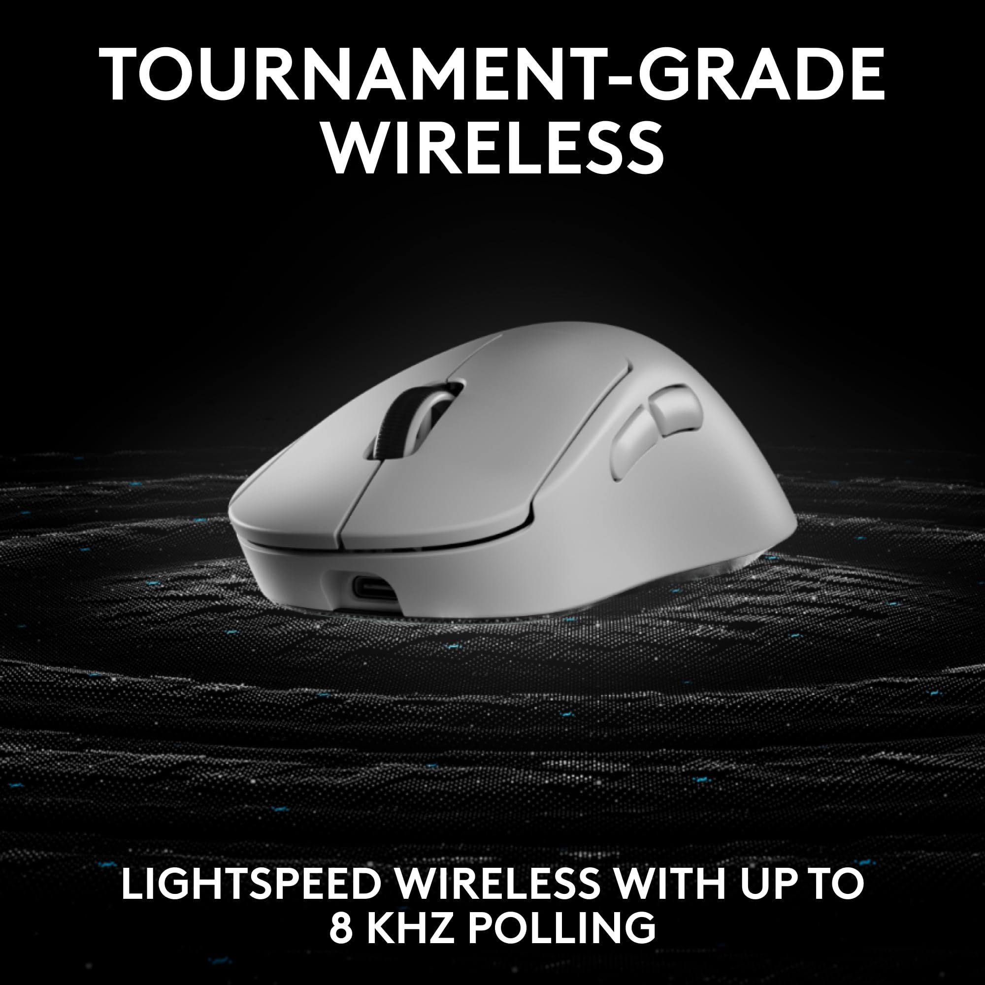 Logitech G PRO X Superlight 2 Wireless Gaming Mouse - 60g Ultra Lightweight, 5 Programmable Buttons, 44K DPI Sensor, USB-C Charging for PC & Mac (White) | Perfect for Esports, FPS & Competitive Gaming