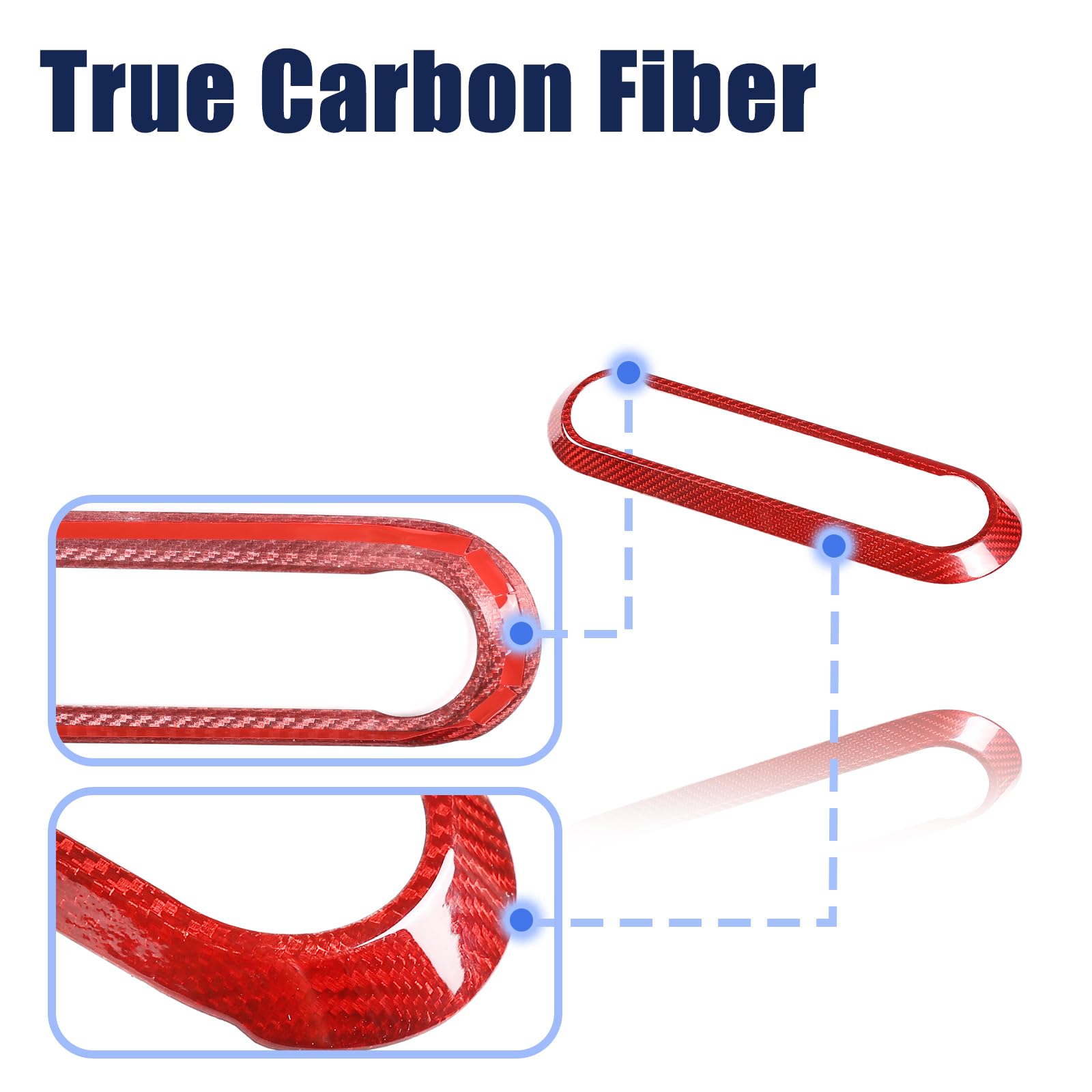 Carbon Fiber Center Console AC Control Frame Trim for Alfa Romeo Giulia & Stelvio 2017-2020 - Upgrade Interior Accessories | Perfect for Car Enthusiasts & Customization Projects