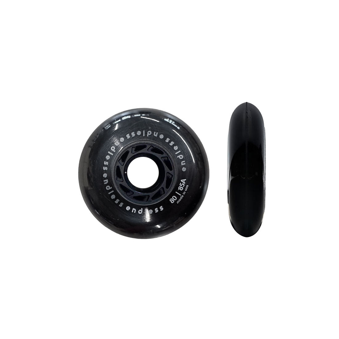 Endless 80mm Skateboard Wheels 4-Pack - High Performance for Smooth Cruising & Street Skating