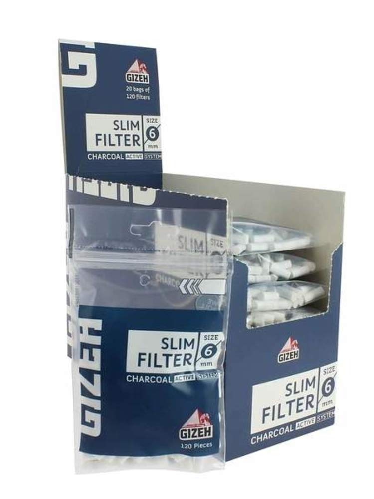 Slim Active Carbon Filters 6mm - 20 Pack | Premium Air Purification for Home, Office & Car | Odor & Dust Removal