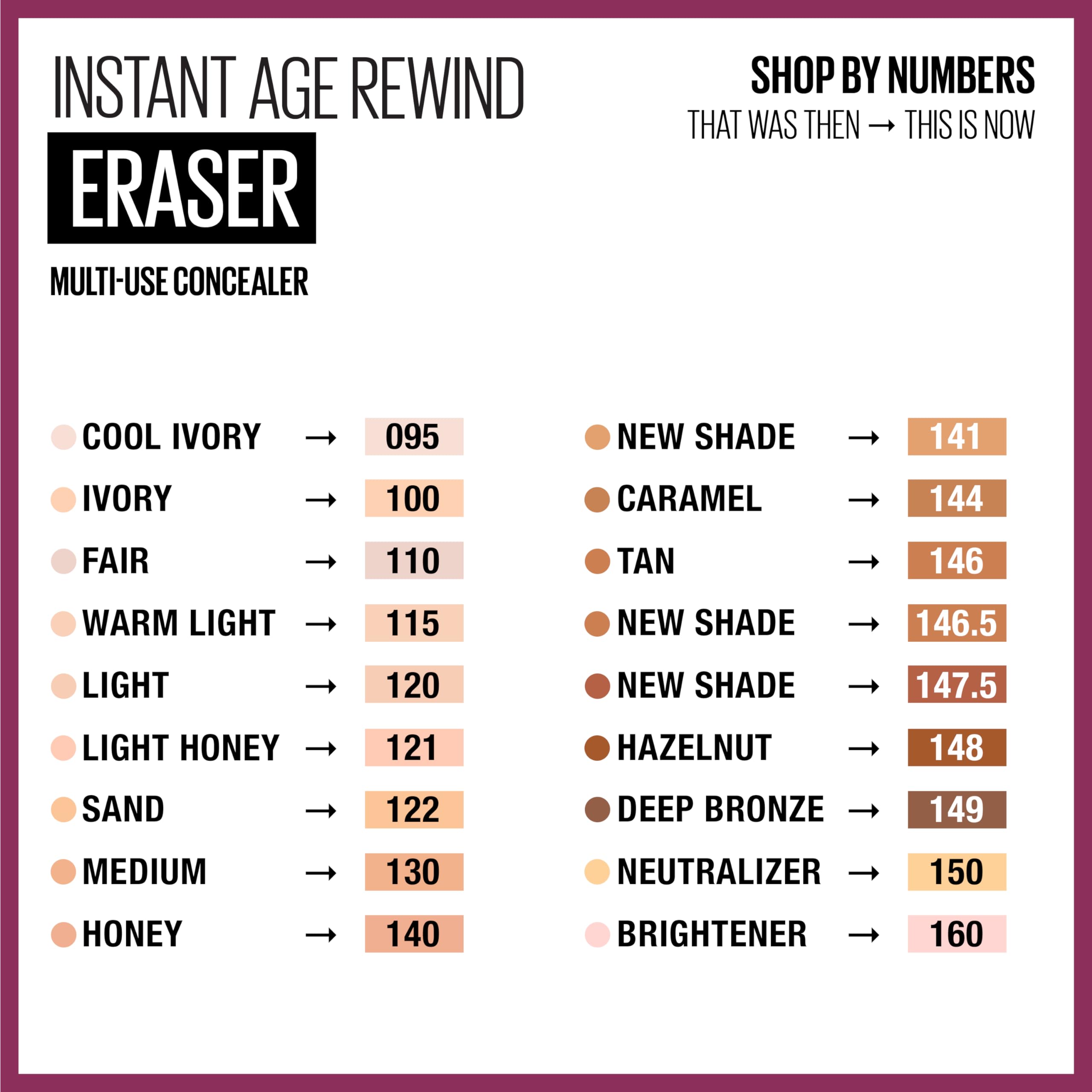 Maybelline Instant Age Rewind Eraser Dark Circles Treatment Concealer - Multi-Use Under Eye Brightener, Shade 147.5 (1 Count) | Perfect for Daily Makeup Routine & Covering Dark Circles