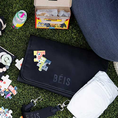 Portable Baby Changing Pad Organizer - Waterproof Diaper Bag with Pockets for On-the-Go Parents | Perfect for Travel, Daycare & Outdoor Adventures
