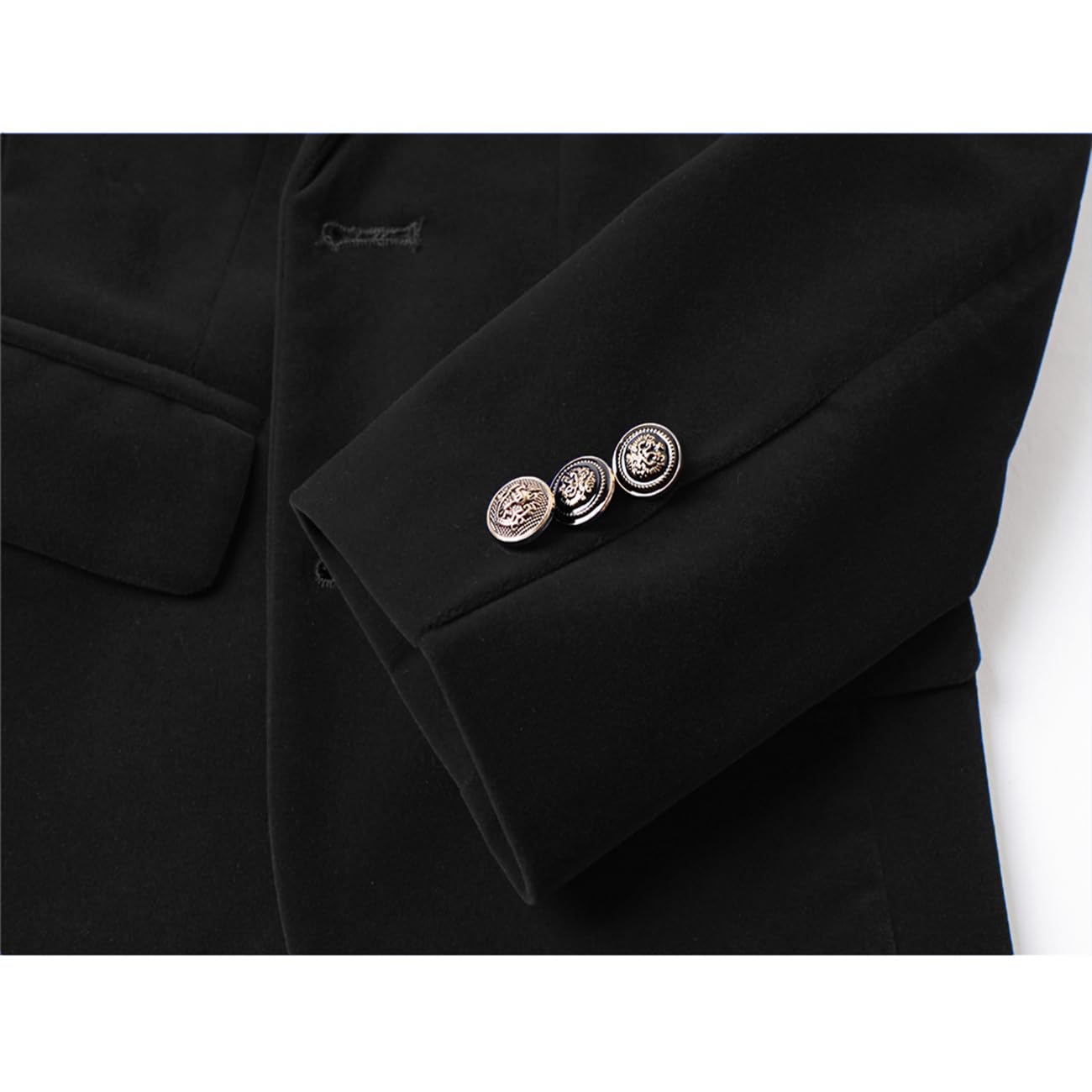 Boys Velvet Blazer | Kids Formal Tuxedo Suit Jacket for Toddlers & Children | Perfect for Weddings, Parties & Special Occasions
