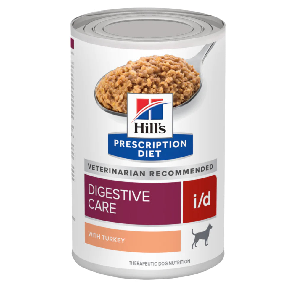Hill's Science Diet Canine I/D Digestive Care Dry Dog Food with Turkey - Supports Sensitive Stomach & Digestive Health - Ideal for Dogs with Upset Stomach or Recovery Periods