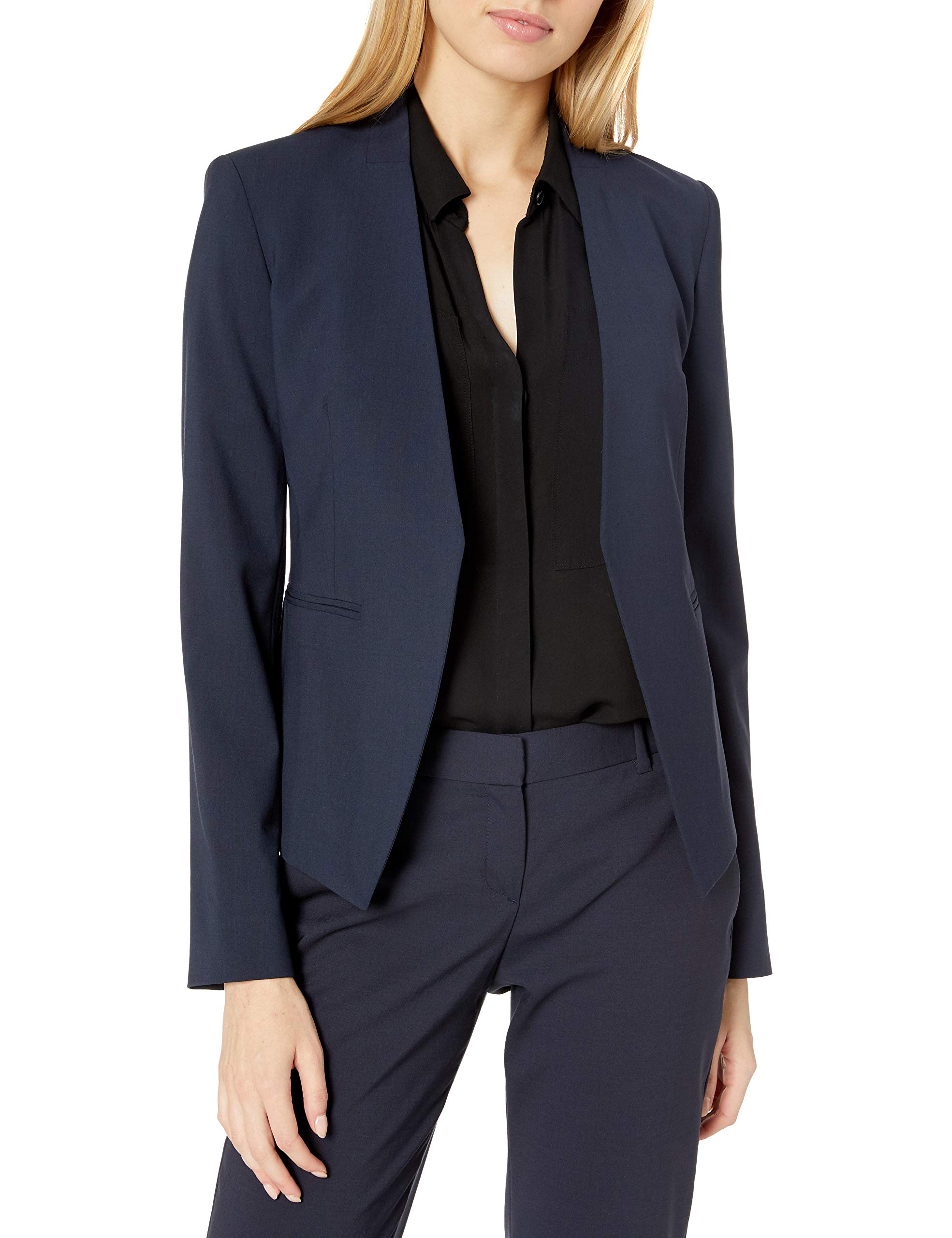 Theory Women's Lanai Edition 4 Jacket - Lightweight Water-Resistant Blazer for Work & Travel | Business Casual Office Wear & Spring Outerwear
