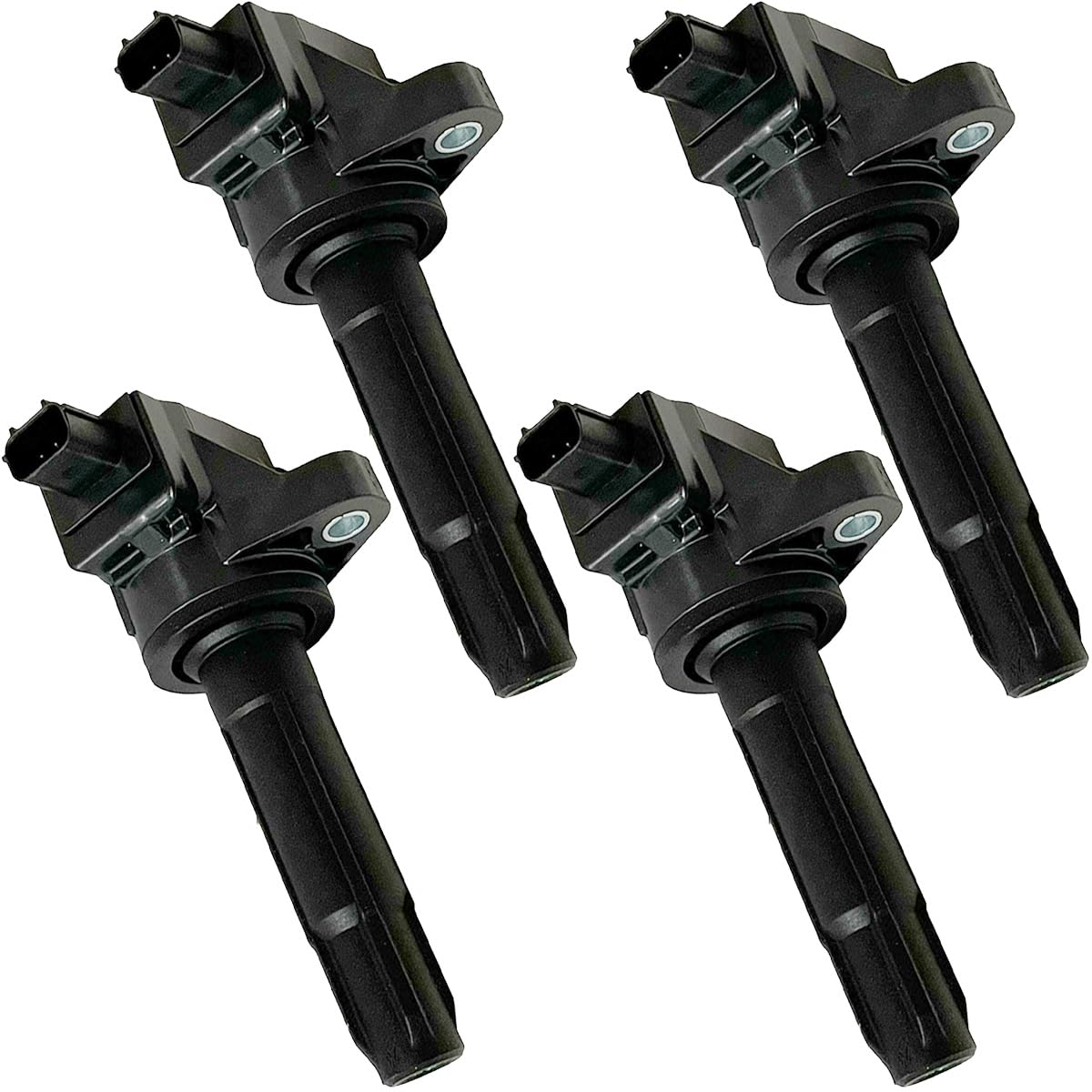 4Pcs 30520-55A-005 Ignition Coil Packs Compatible with Honda Jazz GF Hatchback 1.5L (GK5) L15A/L15Z2/L15Z5 Engine - 2014-2021 Models - Improve Engine Performance & Fuel Efficiency for Smooth Driving