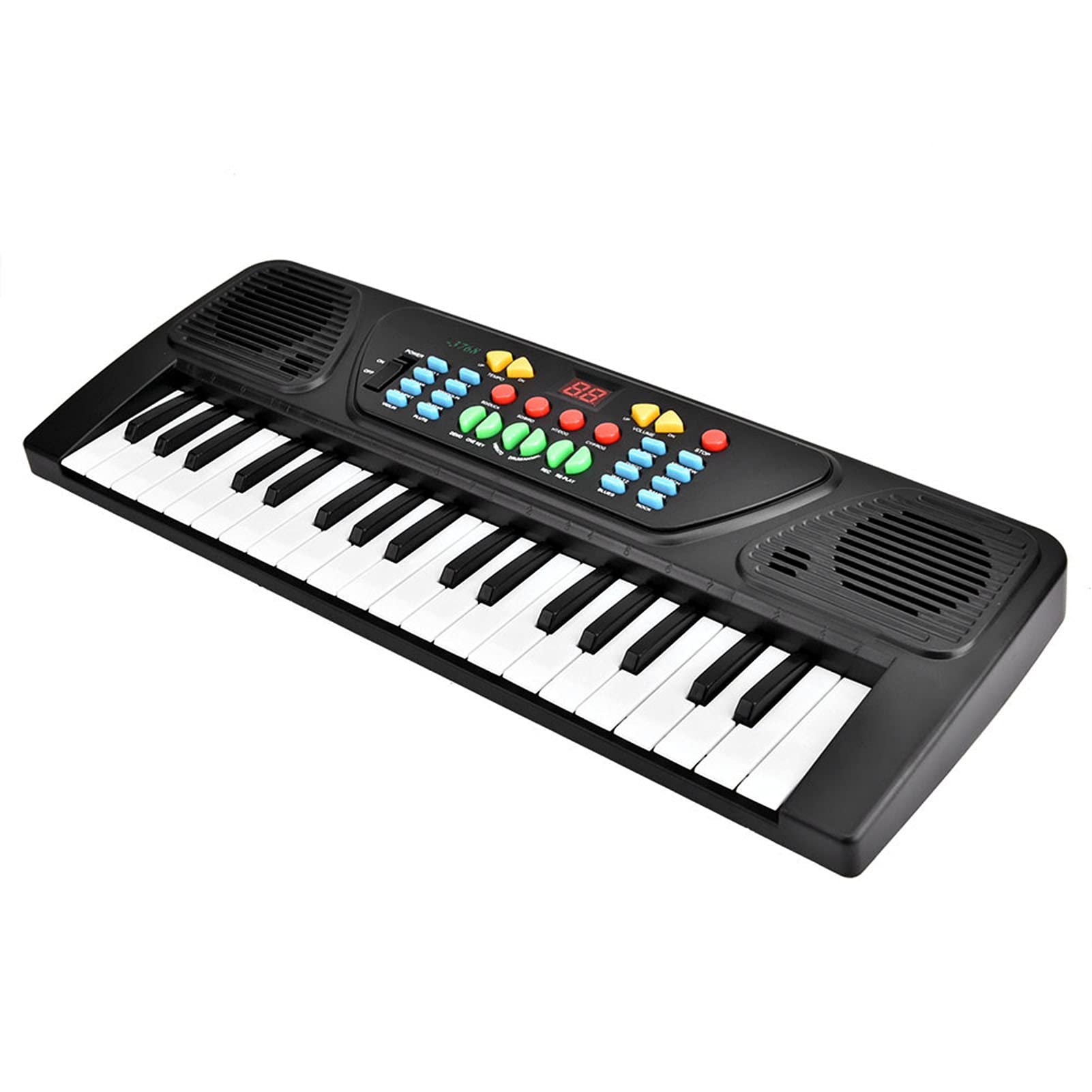 37-Key USB Electric Piano Keyboard for Kids - Portable Digital Piano with Microphone - Perfect for Beginners, Home Practice & Music Learning