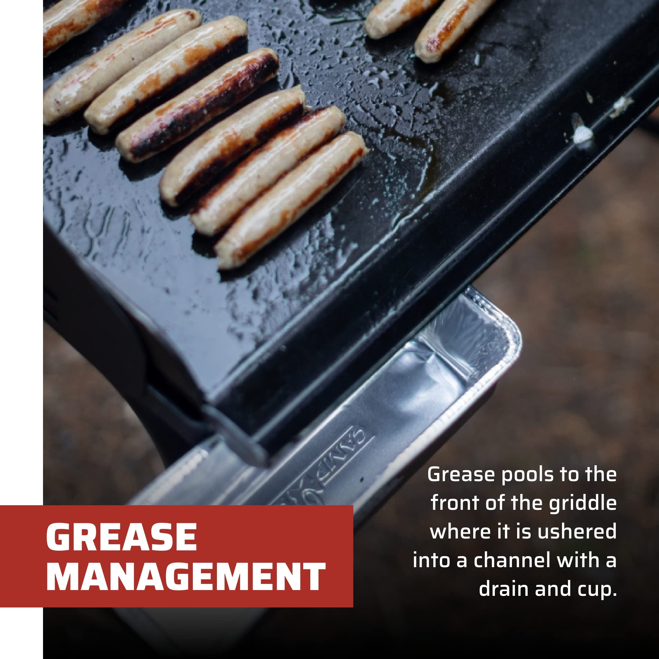 Camp Chef 3-Burner Griddle - Professional Flat Top Griddle for Outdoor Cooking - Compatible with 16