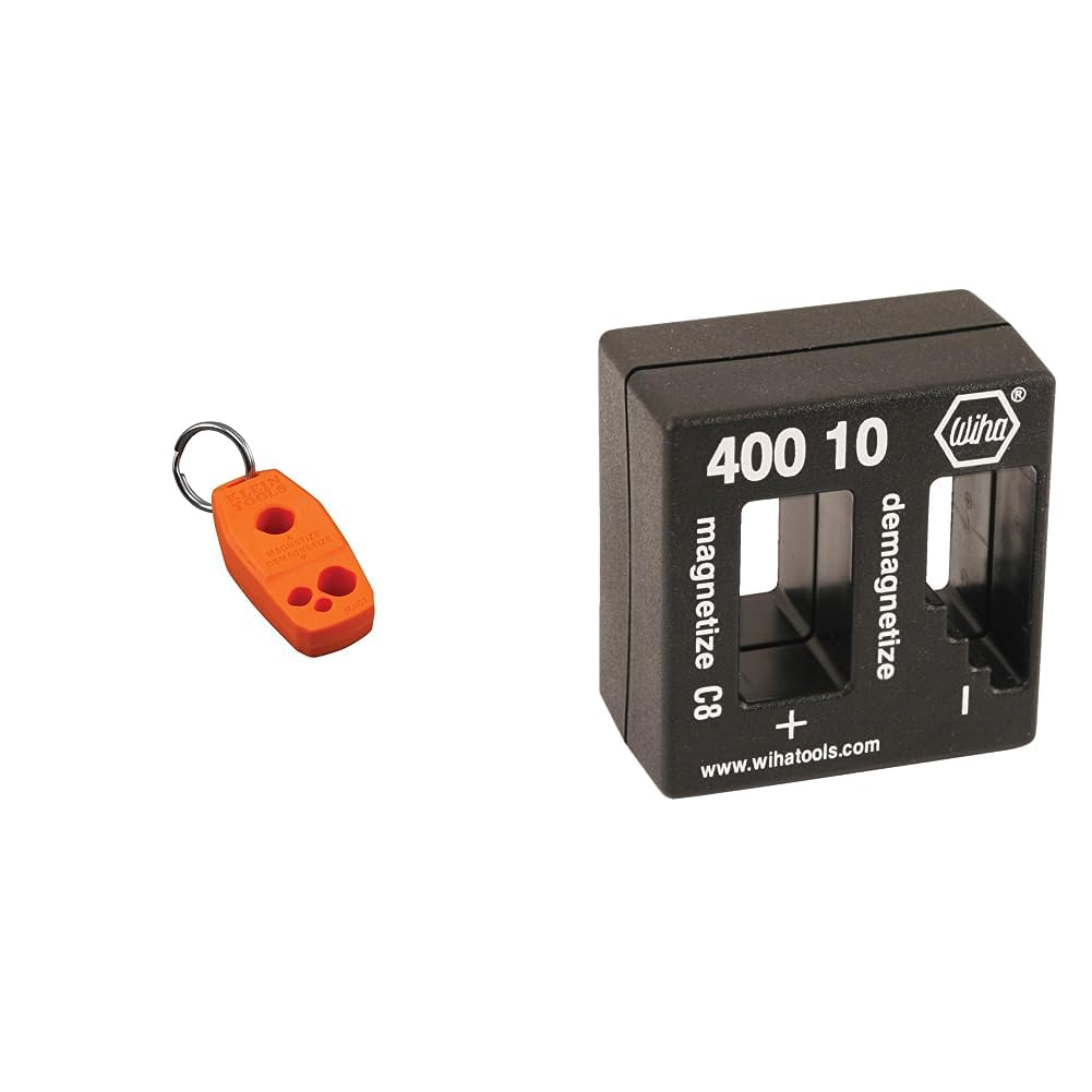 Klein Tools MAG2 & Wiha 40010 Magnetizer Set for Screwdrivers & Tools - Workshop Essential